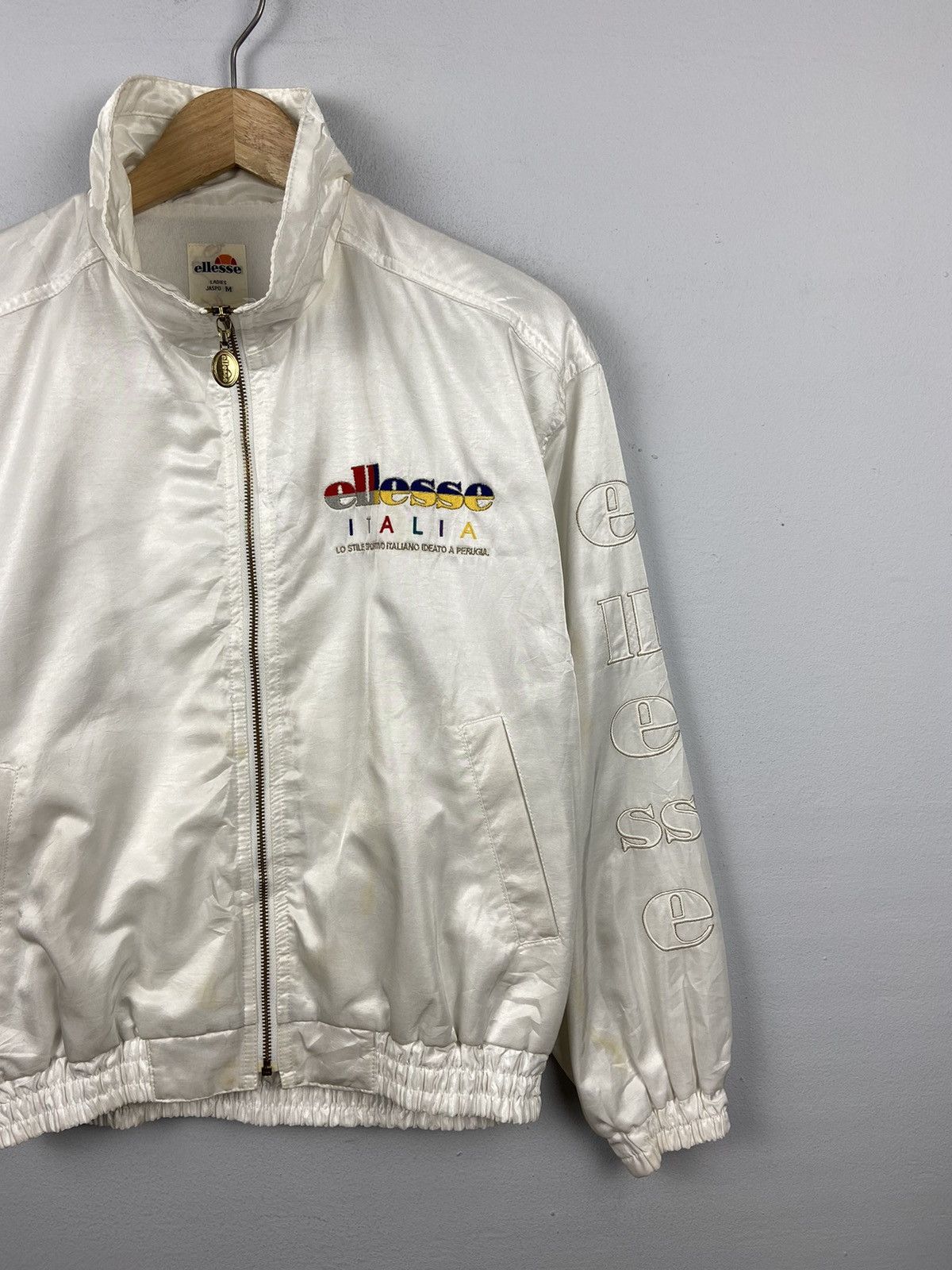 Ellesse × Vintage Vintage Ellesse Italia Bomber Jacket Size US L / EU 52-54 / 3 - 2 Thumbnail