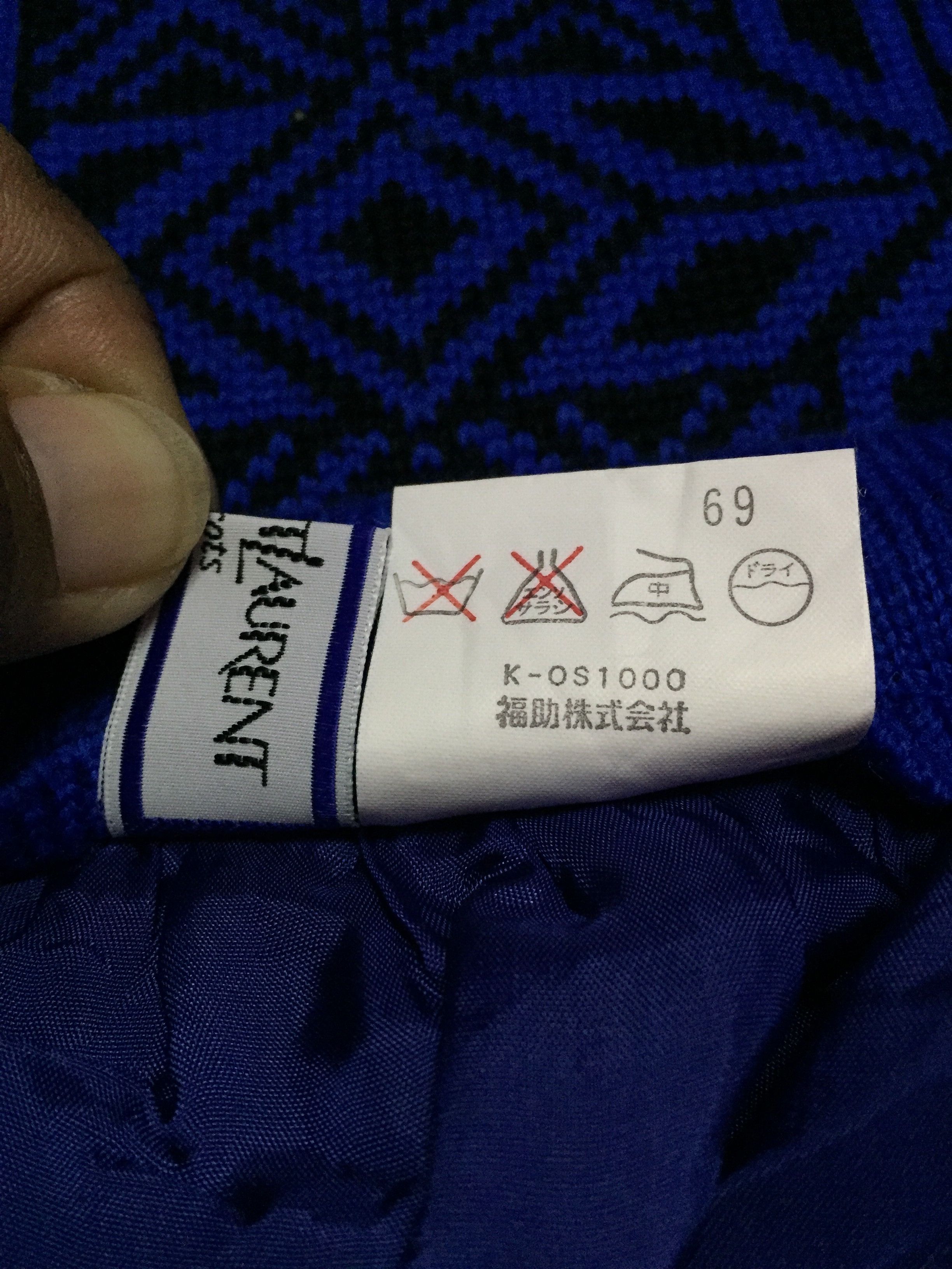 Yves Saint Laurent Yves Saint Laurent Tricot Size 24" / US 00 / IT 34 - 4 Thumbnail
