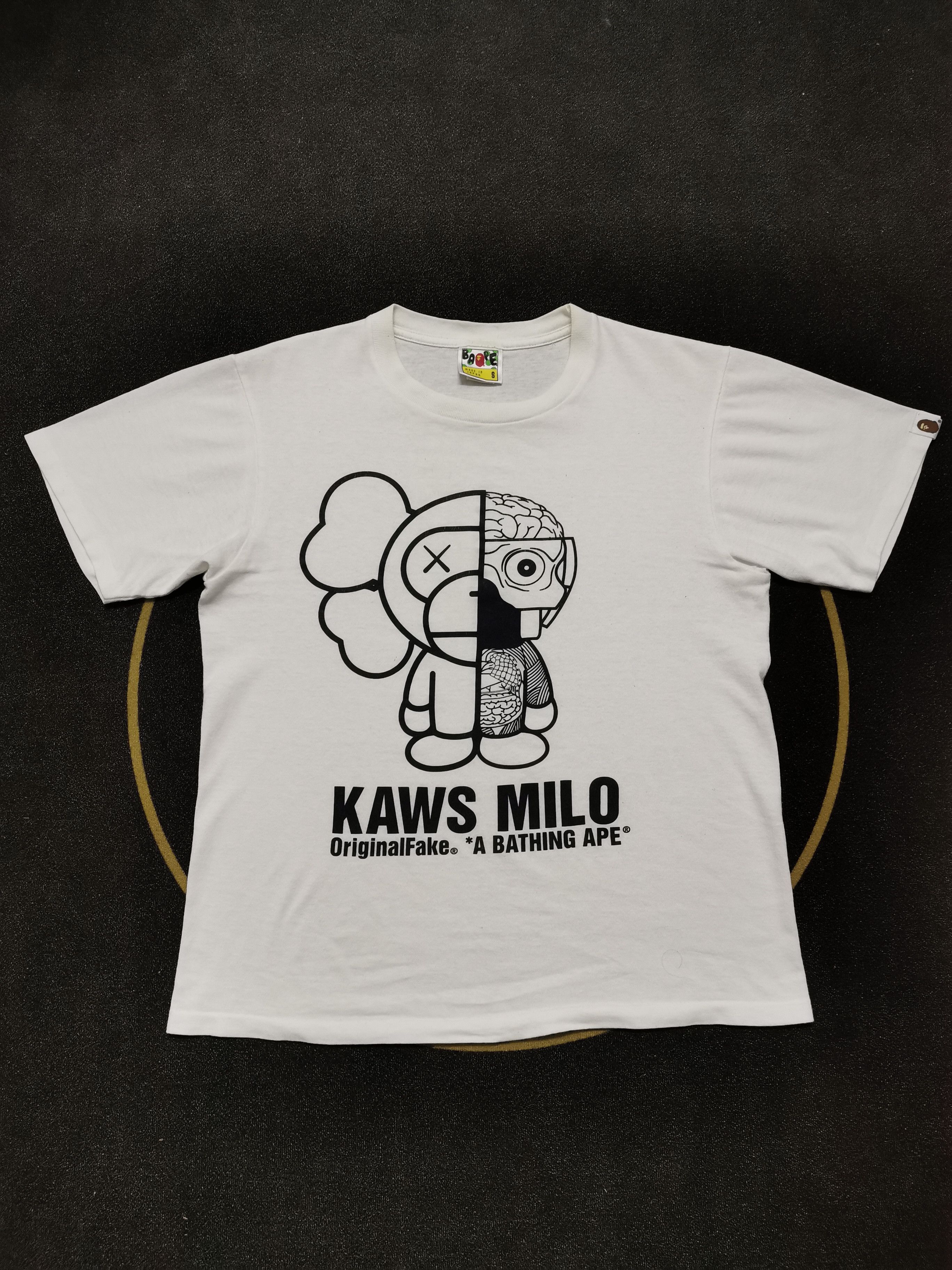 Bape × Kaws × Original Fake Bape x Kaws x Originalfake Tee Size US S / EU 44-46 / 1 - 1 Thumbnail