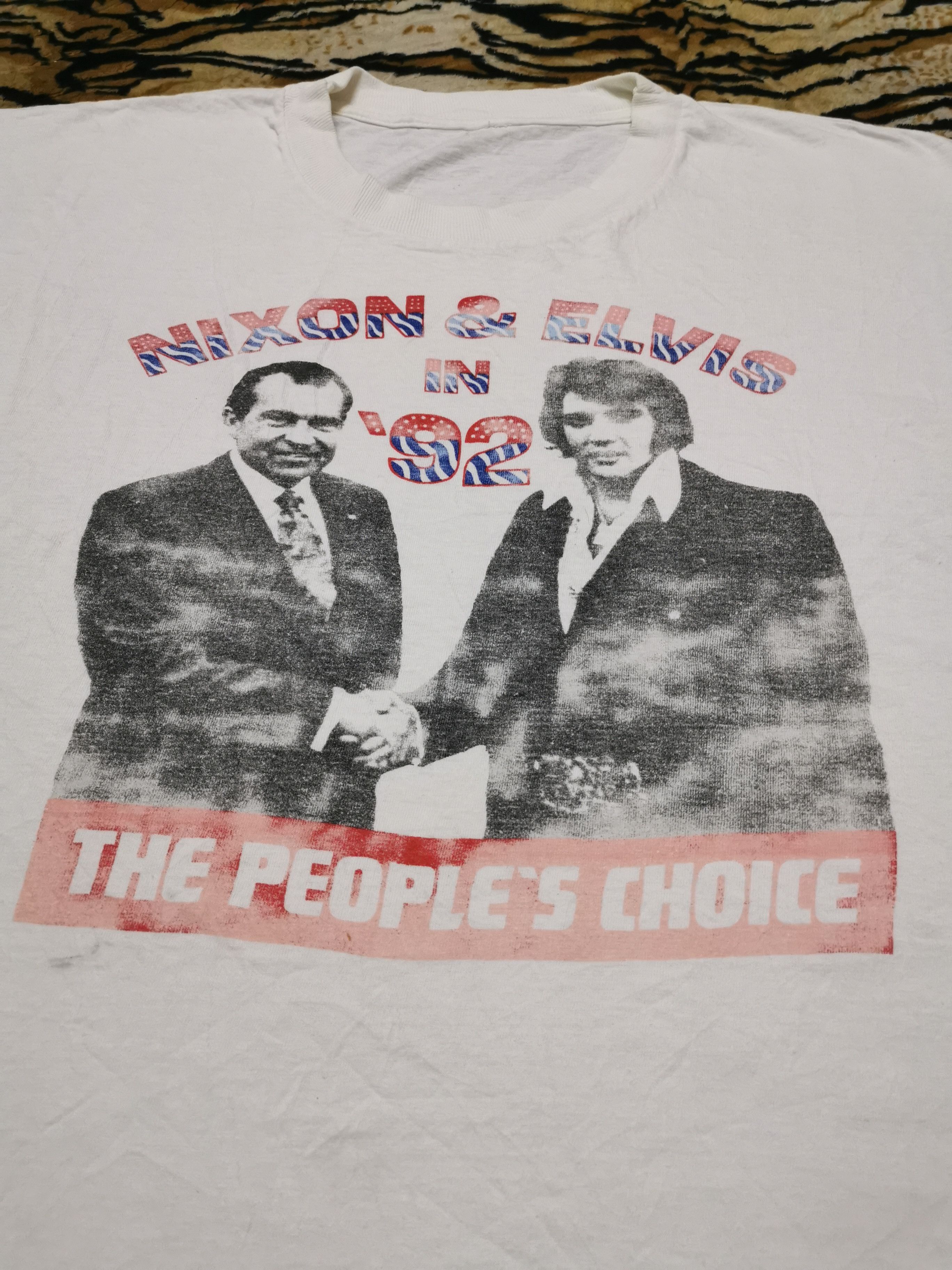 Band Tees × Vintage Vintage Nixon & Elvis Tee Size US L / EU 52-54 / 3 - 2 Thumbnail