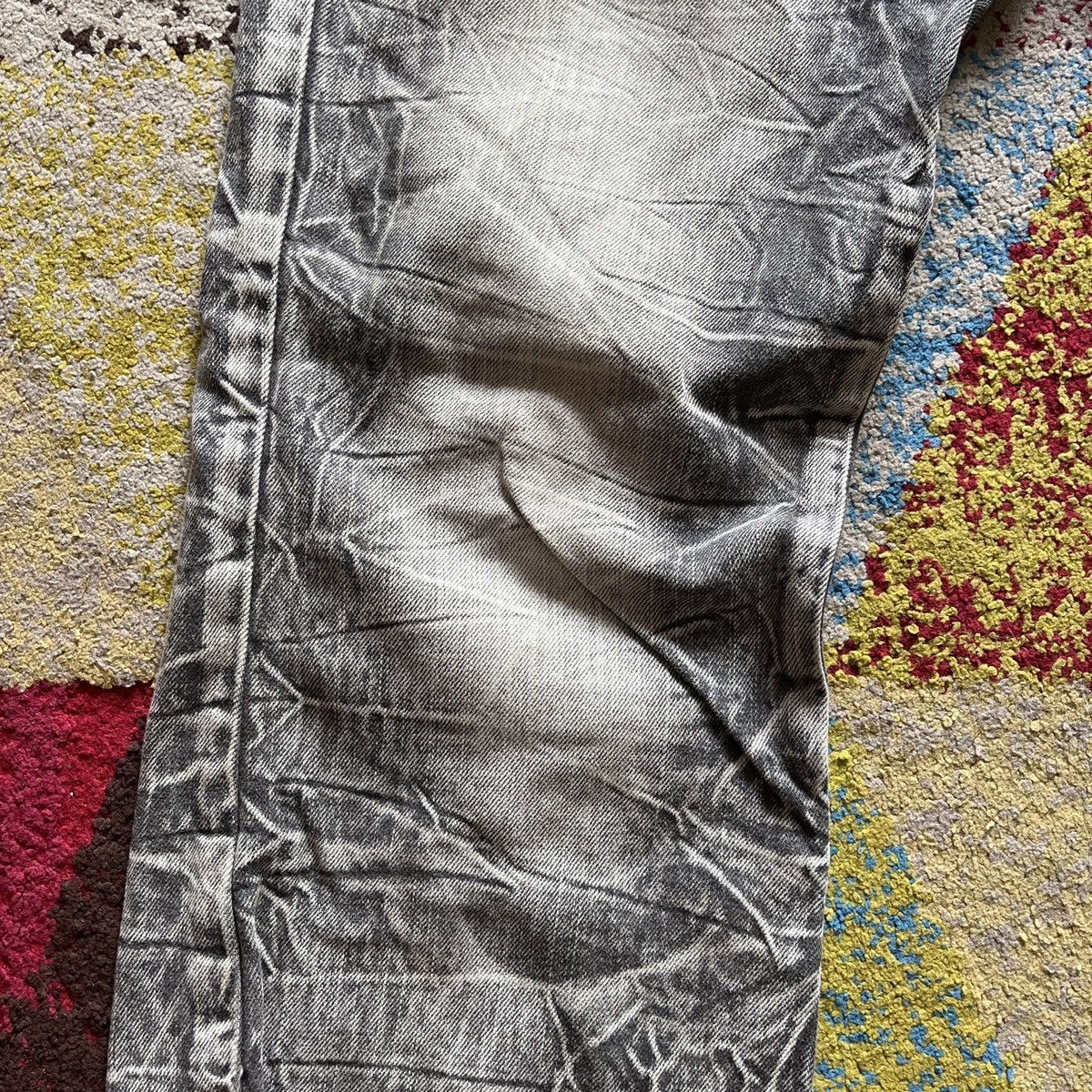 Japanese Brand Blue Boot Cut Denim Flare Bleach Japanese Brand Size US 33 - 10 Thumbnail