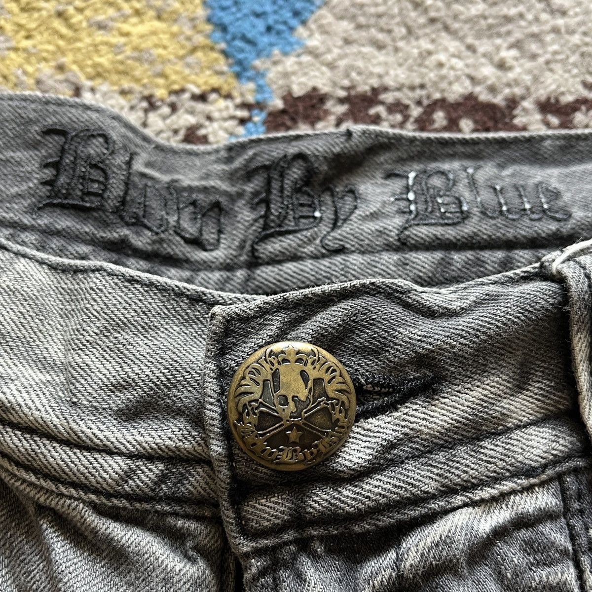 Japanese Brand Blue Boot Cut Denim Flare Bleach Japanese Brand Size US 33 - 6 Thumbnail
