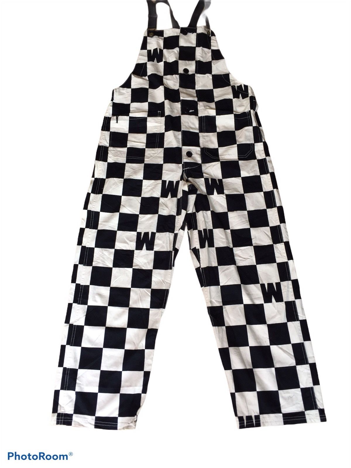 Japanese Brand Weirdo multicolor overall Japanese designer fashion hip hop Size US 32 / EU 48 - 3 Thumbnail