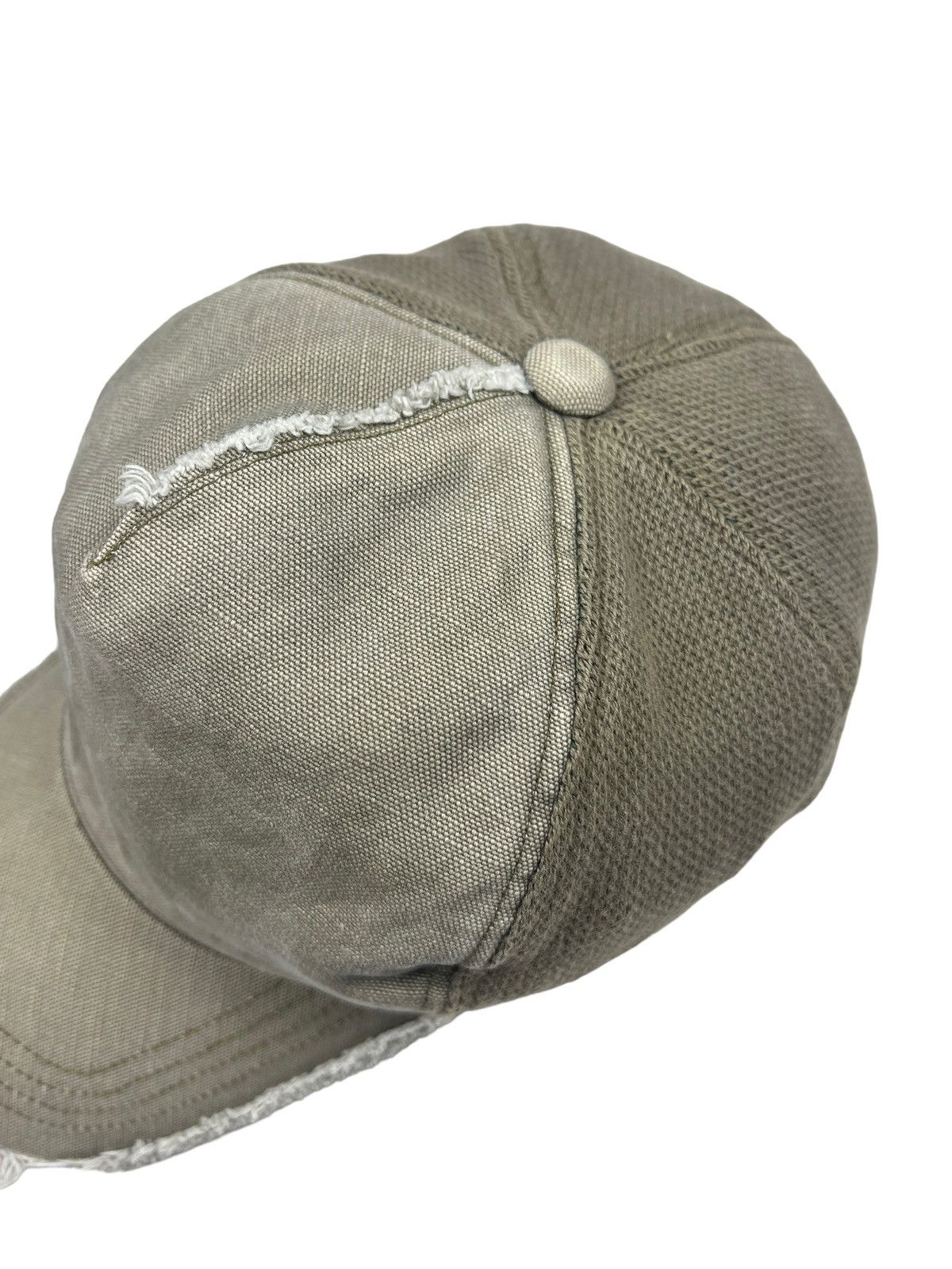 wjk Wjk Jun Hashimoto ‘Lui’s Army” Distressed Style Trucker Hat Size ONE SIZE - 6 Thumbnail