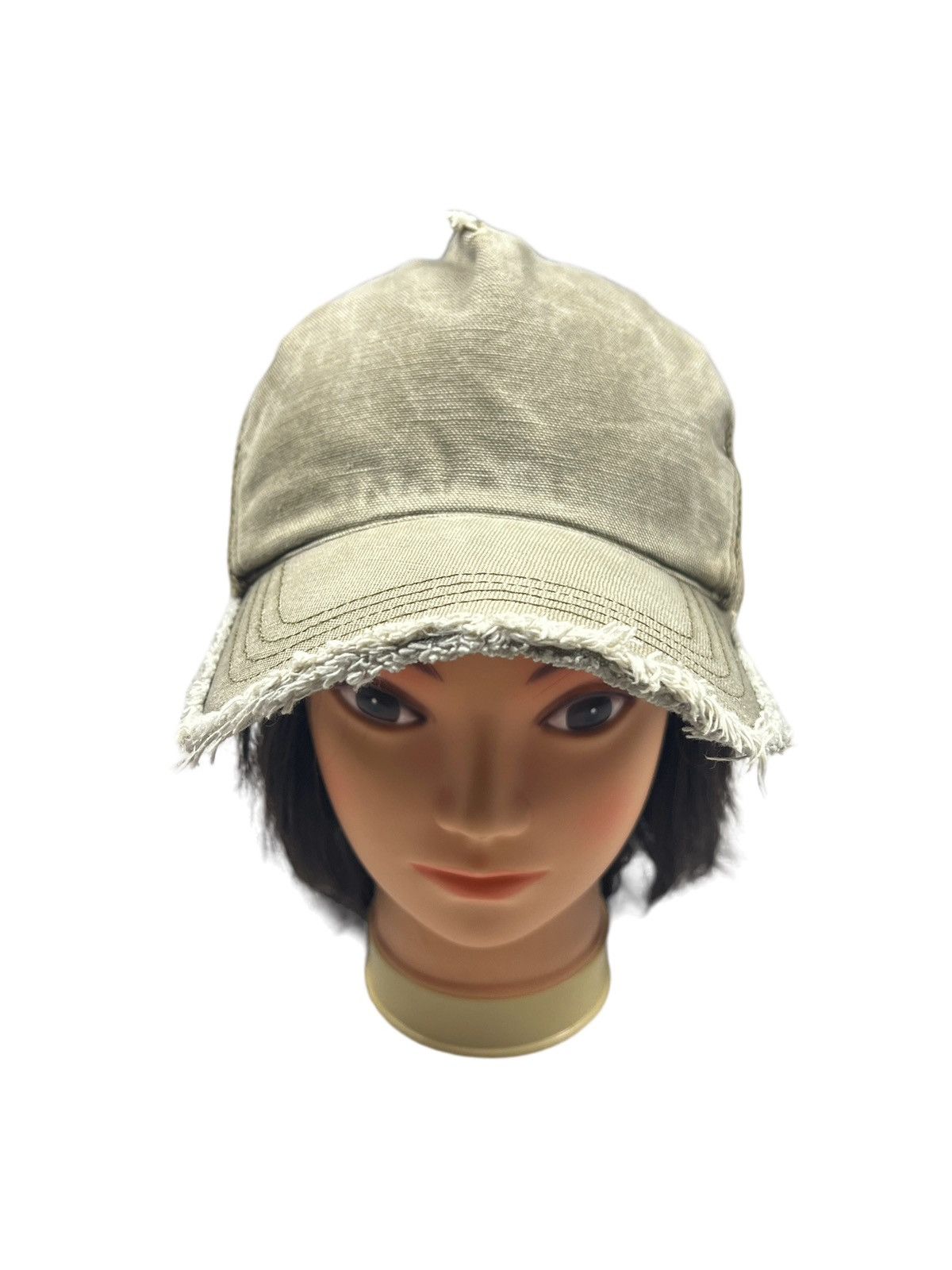 wjk Wjk Jun Hashimoto ‘Lui’s Army” Distressed Style Trucker Hat Size ONE SIZE - 11 Thumbnail