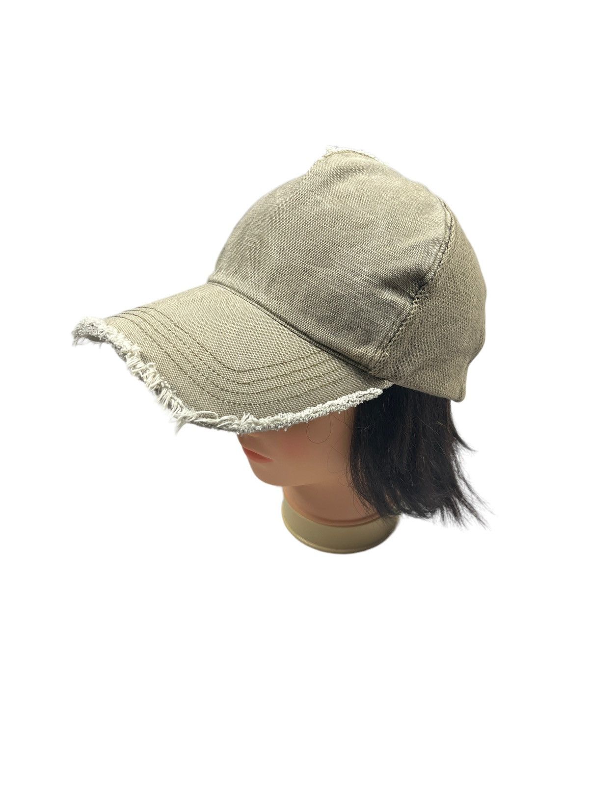 wjk Wjk Jun Hashimoto ‘Lui’s Army” Distressed Style Trucker Hat Size ONE SIZE - 12 Thumbnail