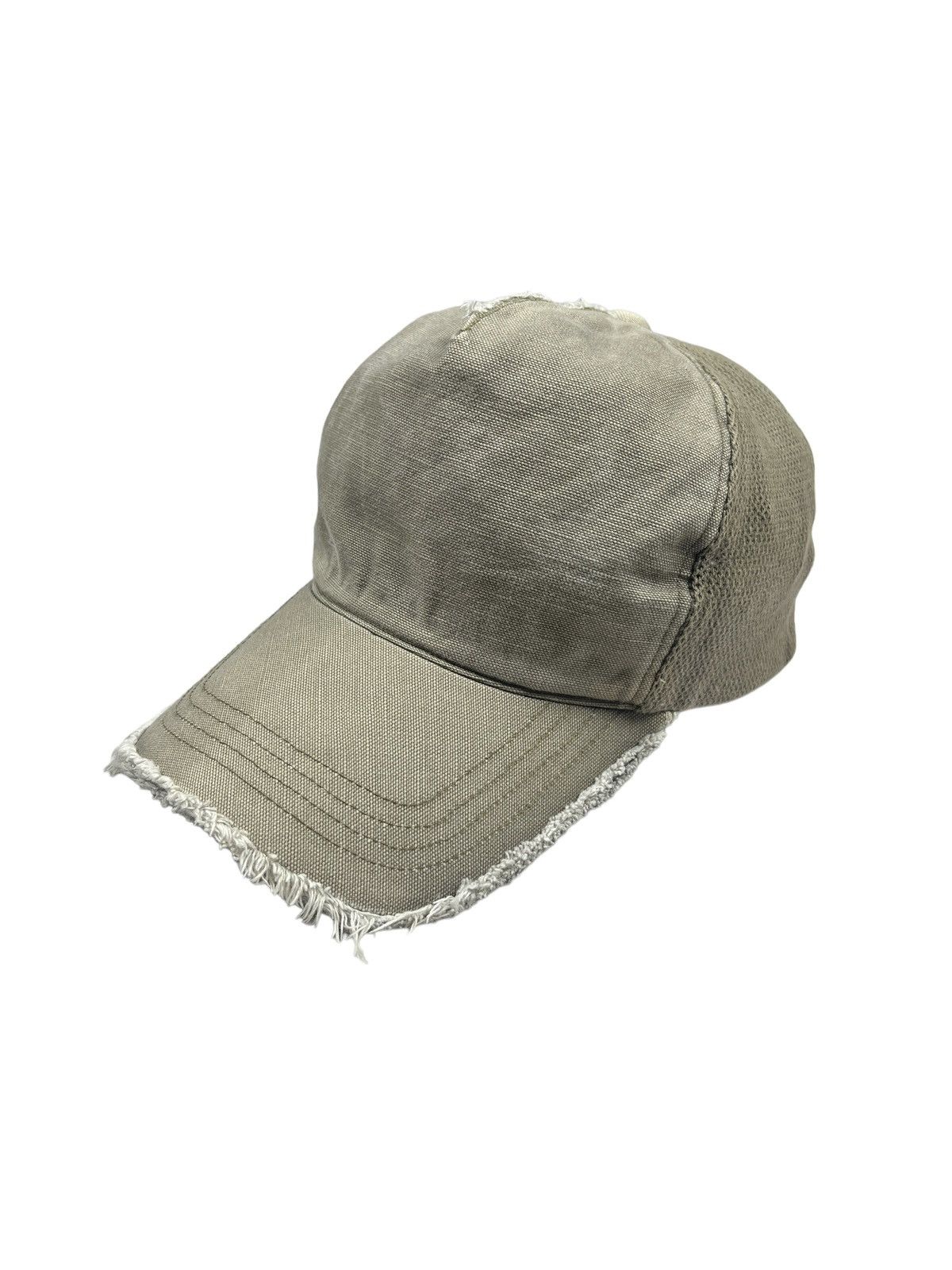 wjk Wjk Jun Hashimoto ‘Lui’s Army” Distressed Style Trucker Hat Size ONE SIZE - 1 Thumbnail