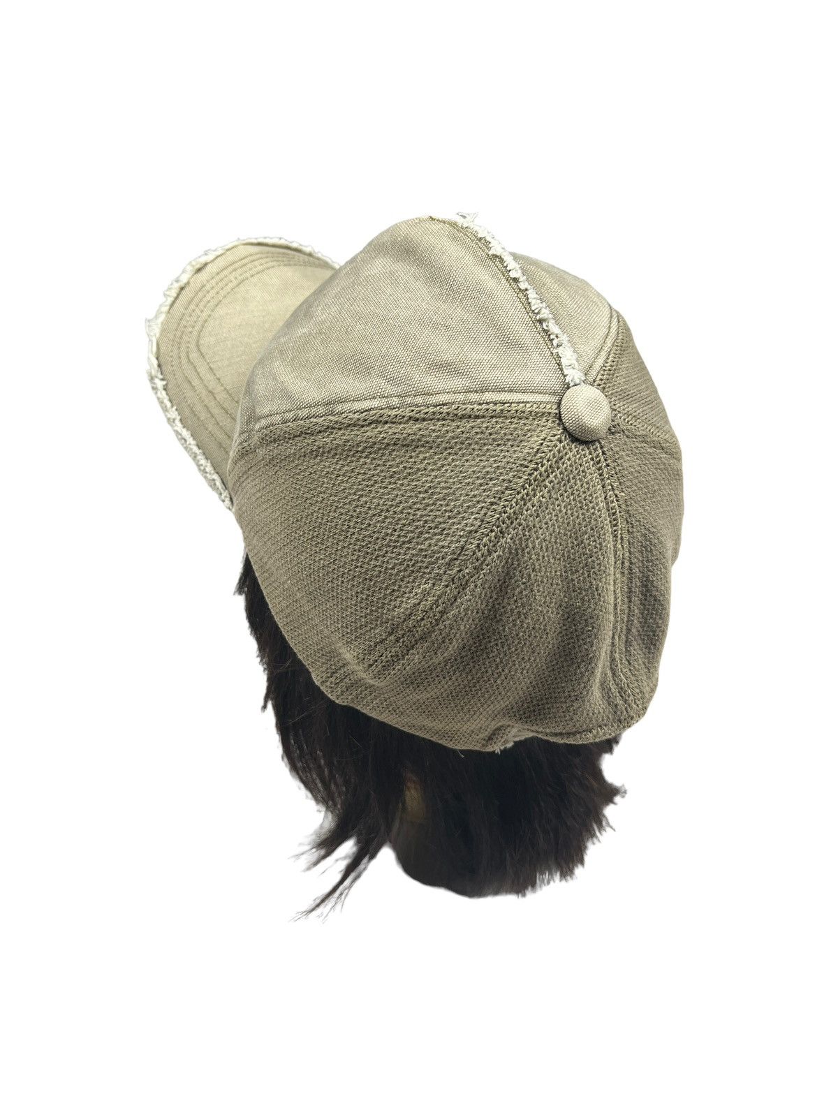 wjk Wjk Jun Hashimoto ‘Lui’s Army” Distressed Style Trucker Hat Size ONE SIZE - 13 Thumbnail