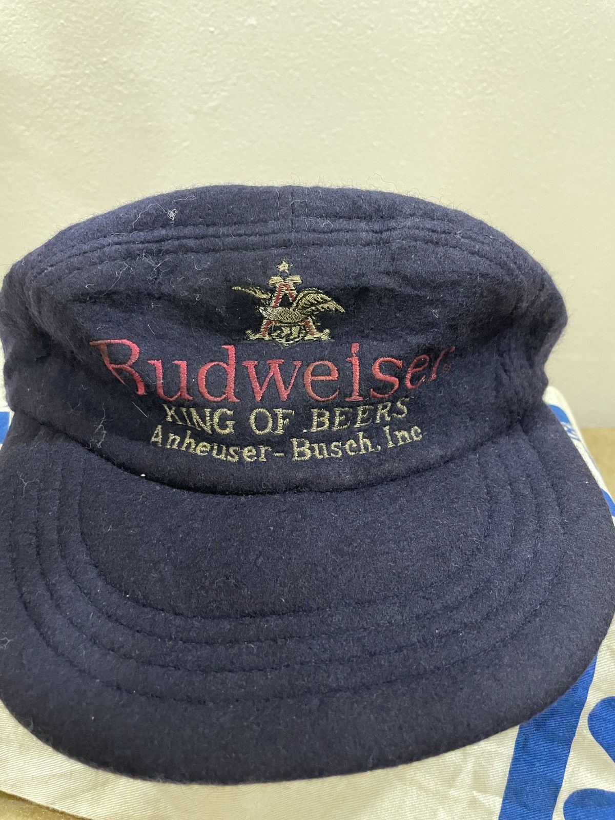 Budweiser Vintage Budweiser Hat adjustable embroidery big logo Size ONE SIZE - 3 Thumbnail