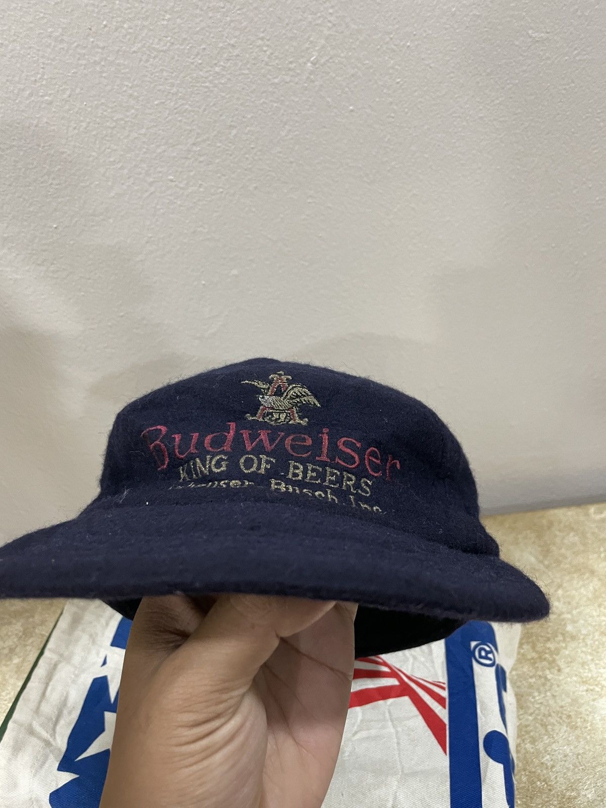 Budweiser Vintage Budweiser Hat adjustable embroidery big logo Size ONE SIZE - 2 Thumbnail