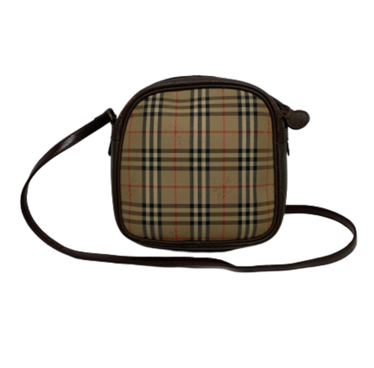 Burberry RARE ‼️ Burberry's Checked Monogram Crossbody Mini Sling Bag Size ONE SIZE - 4 Thumbnail