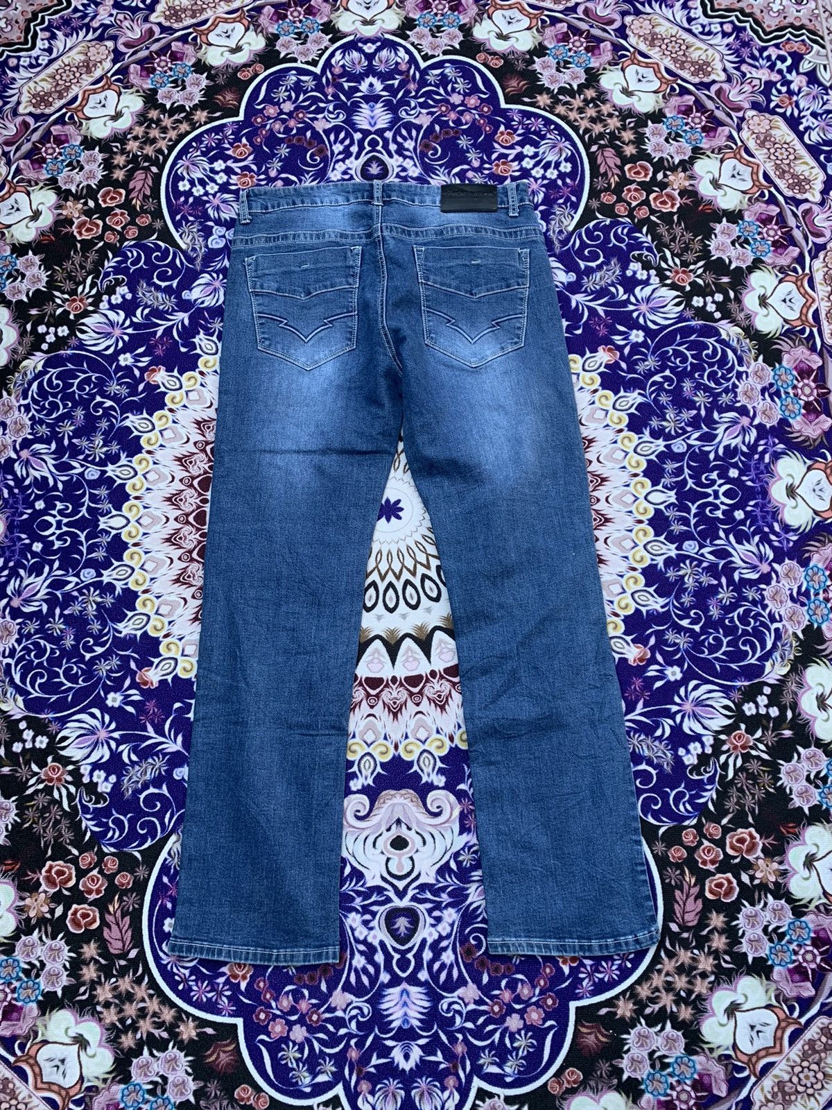Japanese Brand Age Of Diamond Distressed Denim Size US 33 - 5 Thumbnail