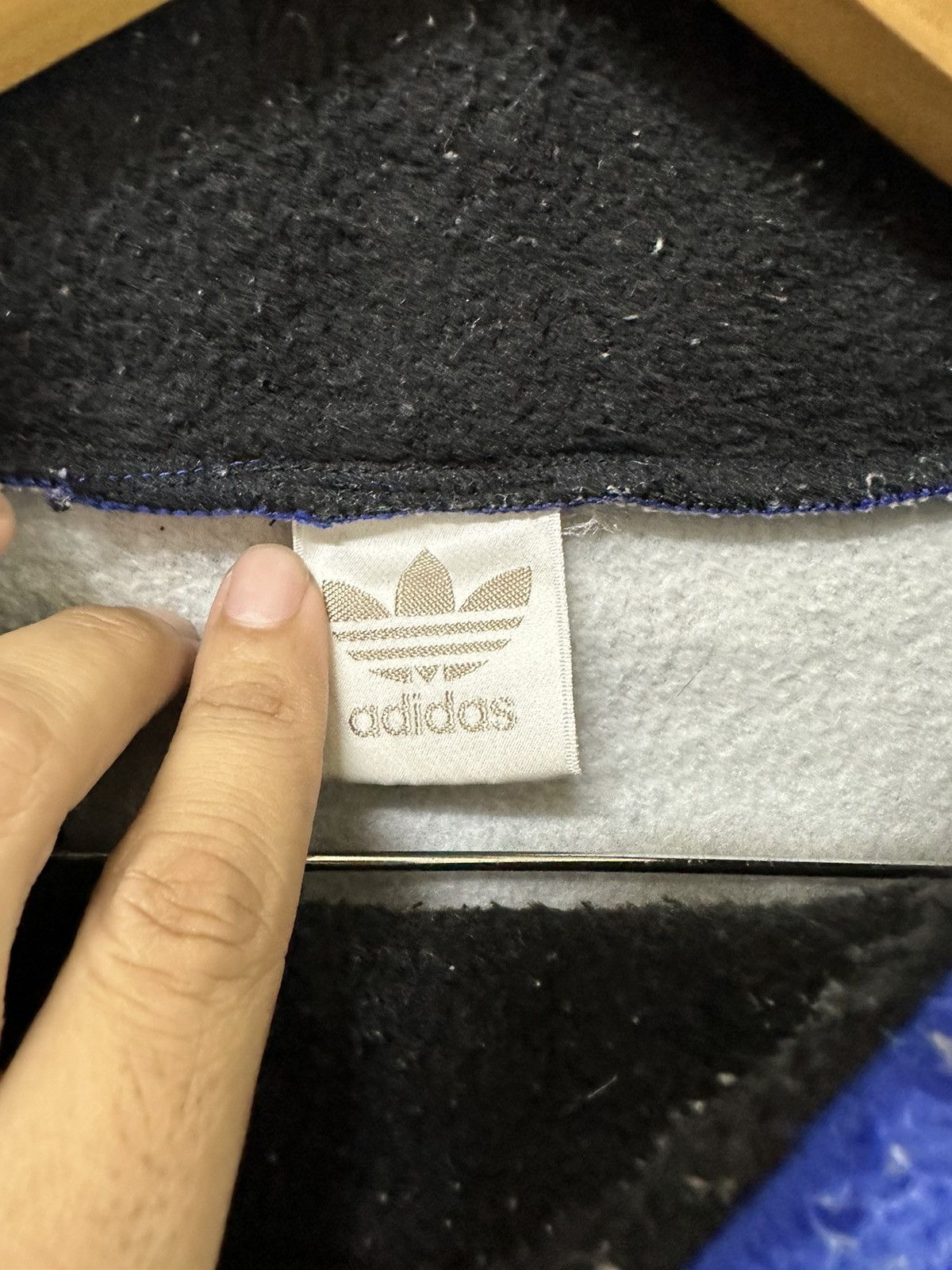 Adidas Vintage 90’s Adidas Turtleneck Sweatshirt Big Logo Design Size US L / EU 52-54 / 3 - 4 Thumbnail