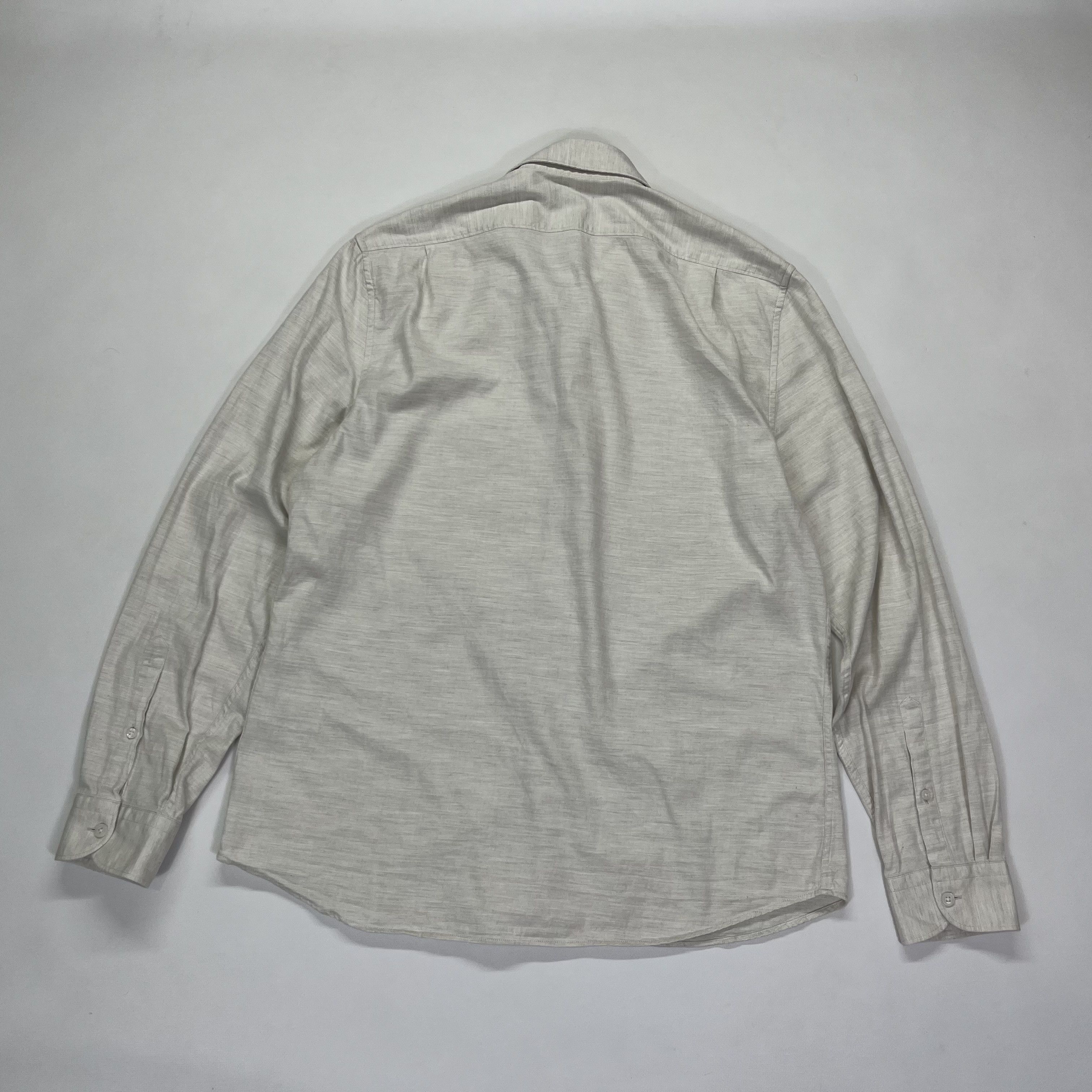 Designer × Reiss Reiss Wall Brushed Regular Fit Cotton Shirt Size US XL / EU 56 / 4 - 9 Thumbnail