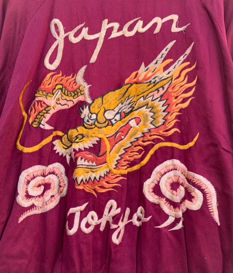 Japanese Brand × Vintage Vintage Sukajan Souvenir Jacket Satin Size US XL / EU 56 / 4 - 3 Thumbnail