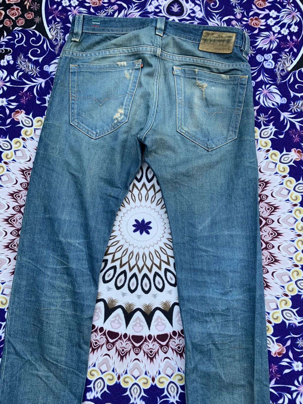 Diesel Vintage Diesel Faded & Distressed Denim Size US 32 / EU 48 - 13 Thumbnail