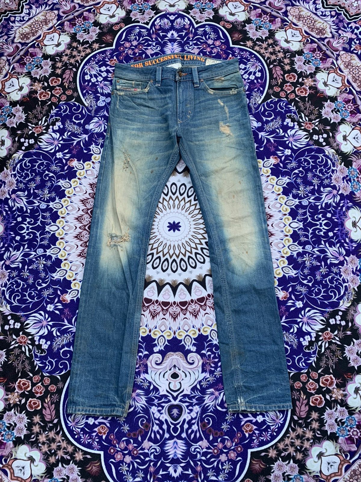 Diesel Vintage Diesel Faded & Distressed Denim Size US 32 / EU 48 - 1 Thumbnail