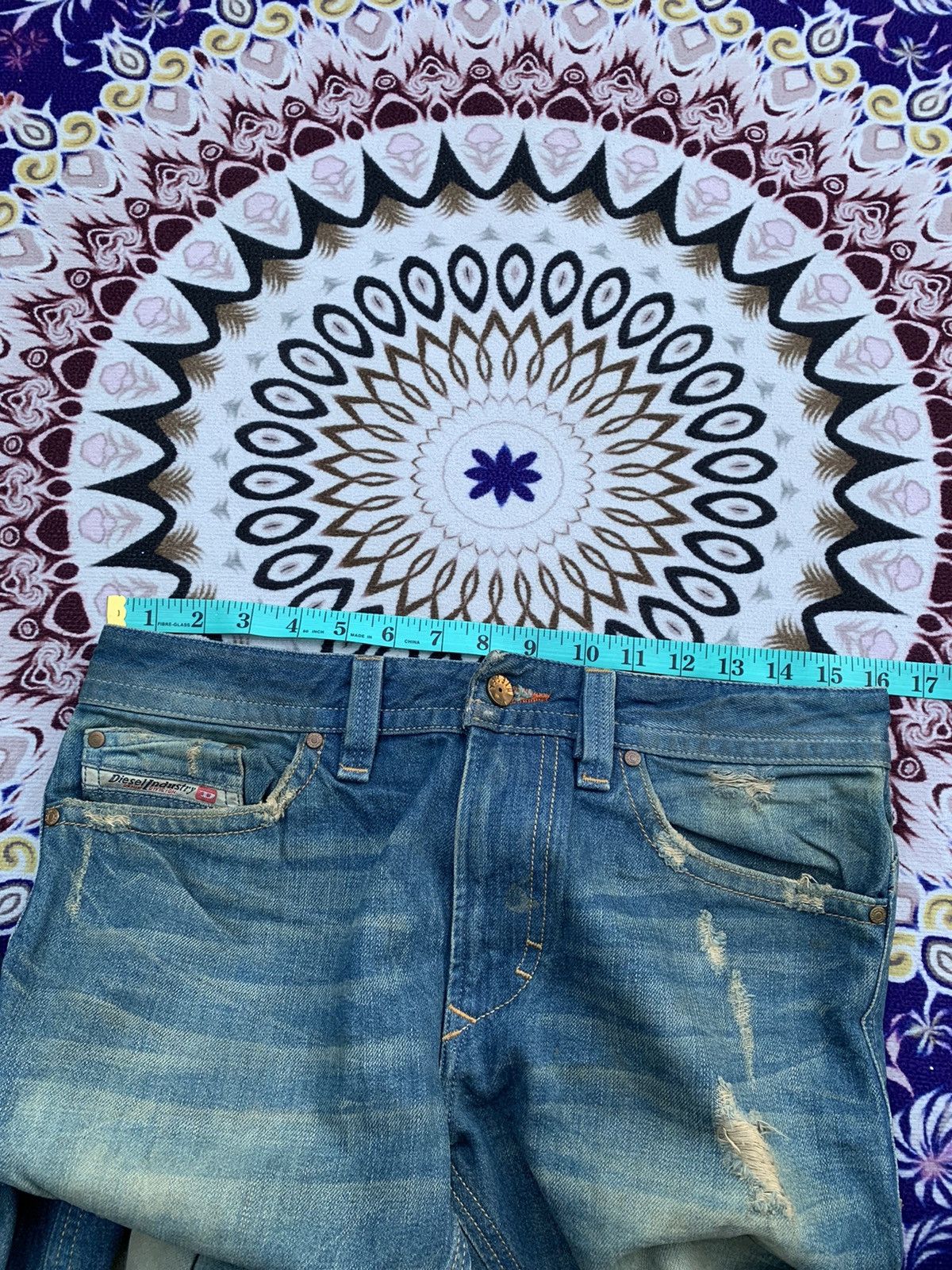 Diesel Vintage Diesel Faded & Distressed Denim Size US 32 / EU 48 - 15 Thumbnail