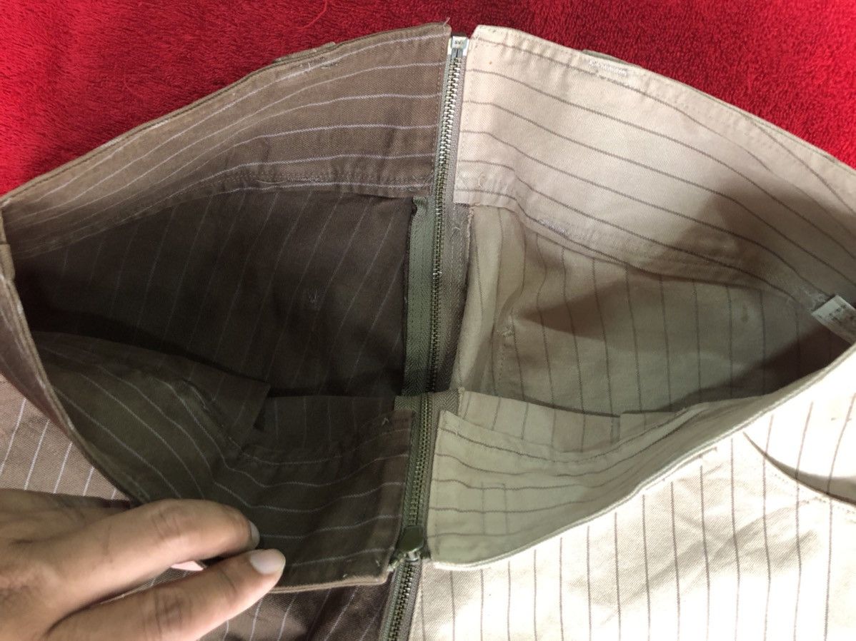 Designer × Japanese Brand SuperRare two tones allover zipper stripes pants design Size US 32 / EU 48 - 3 Thumbnail