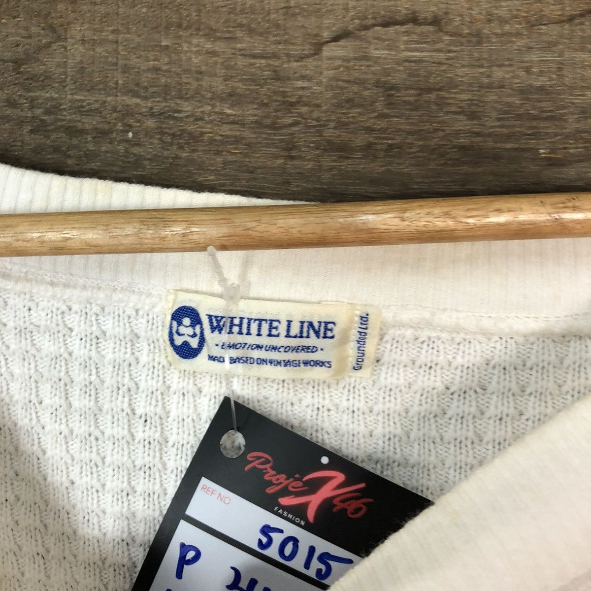 Homespun Knitwear × Japanese Brand White Line made in japan White Knitwear #5015 Size M / US 6-8 / IT 42-44 - 8 Thumbnail