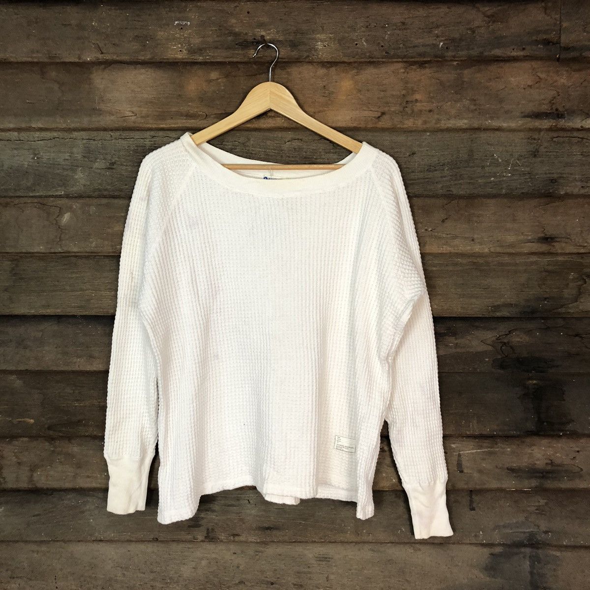 Homespun Knitwear × Japanese Brand White Line made in japan White Knitwear #5015 Size M / US 6-8 / IT 42-44 - 1 Thumbnail