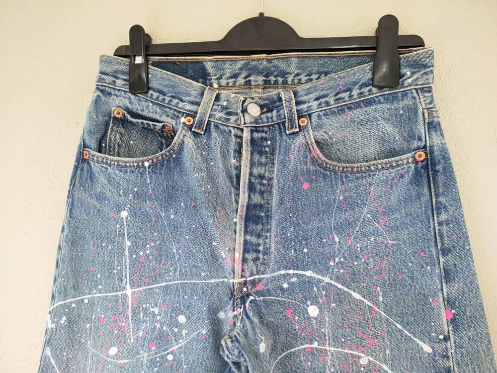 Levi's × Vintage Vintage Levis 501 Painter Denim Made in USA Size US 30 / EU 46 - 5 Thumbnail