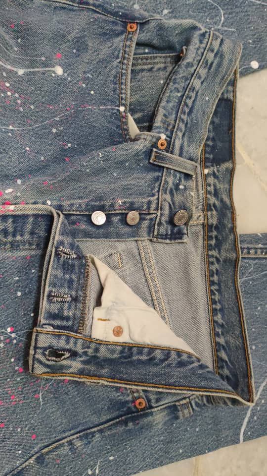 Levi's × Vintage Vintage Levis 501 Painter Denim Made in USA Size US 30 / EU 46 - 6 Thumbnail