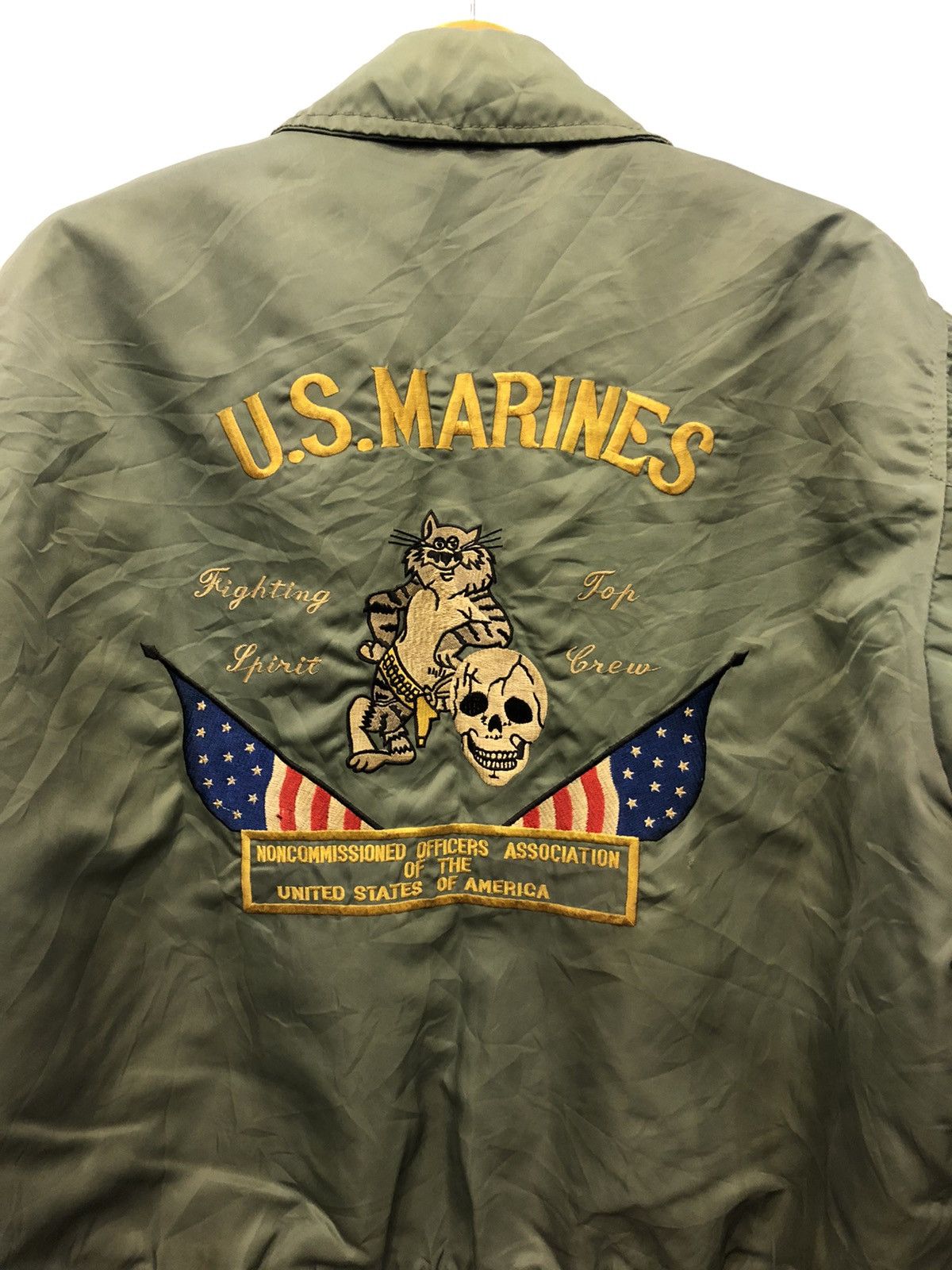 Vintage Vintage USMC bomber Jacket Size US XL / EU 56 / 4 - 2 Thumbnail