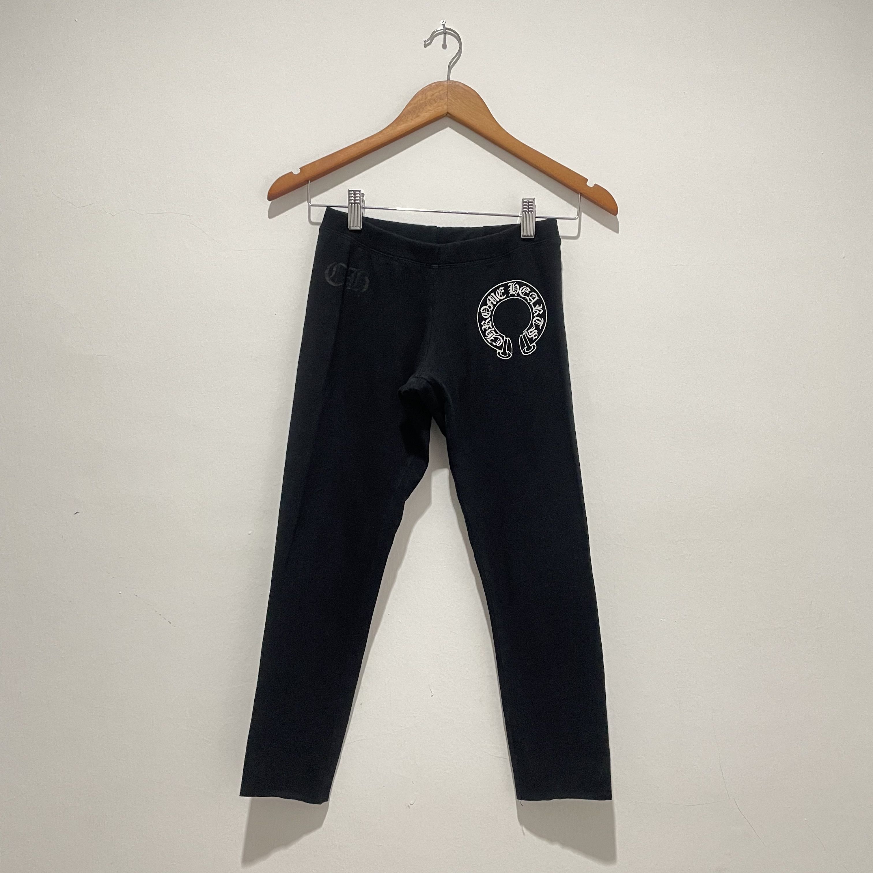 Chrome Hearts CHROME HEARTS Logo Leggings BLACK | Grailed