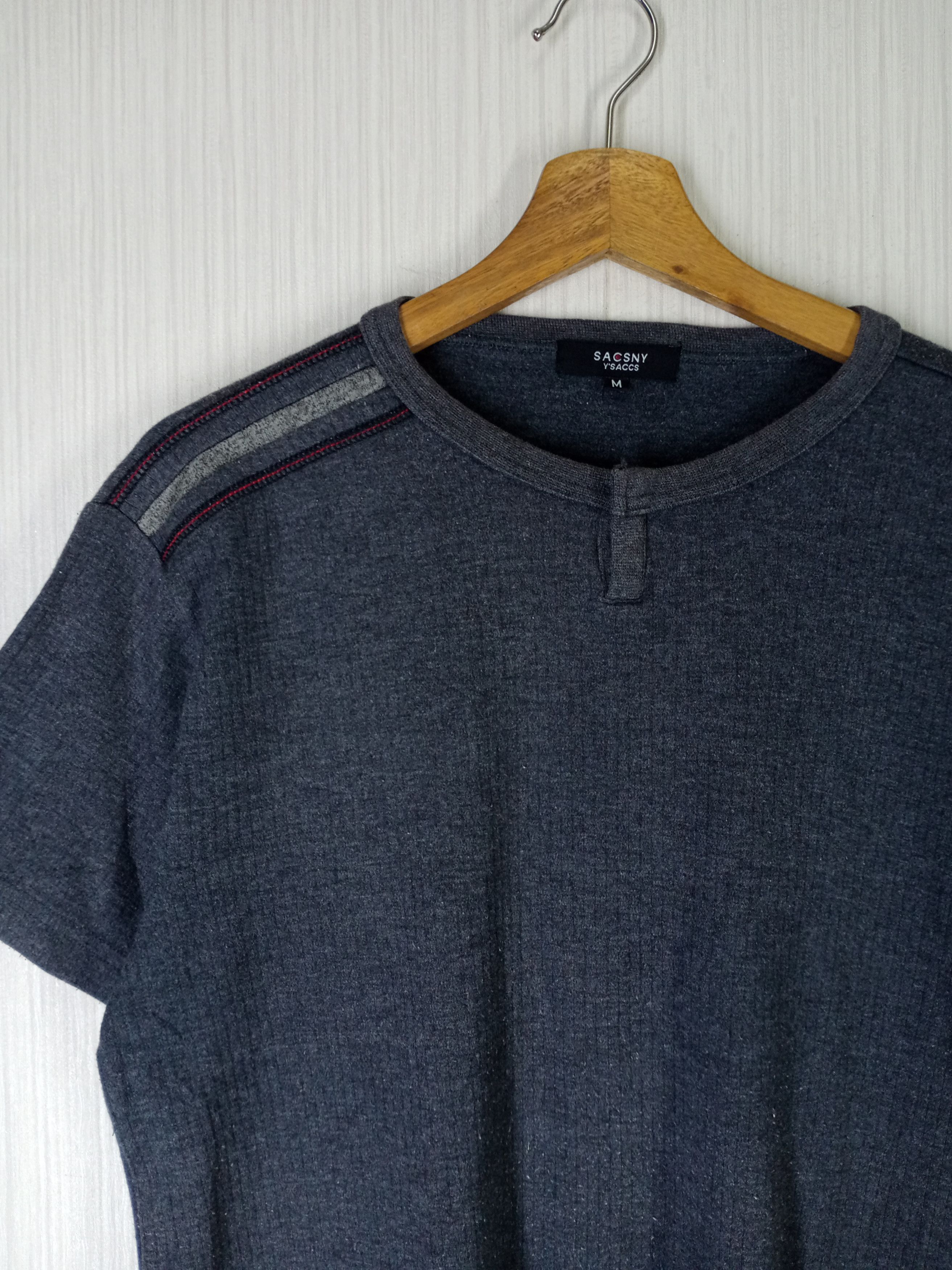 Yohji Yamamoto Rare Vintage Yohji Yamamoto Sacsny Y'saccs Tshirt Size US M / EU 48-50 / 2 - 7 Thumbnail