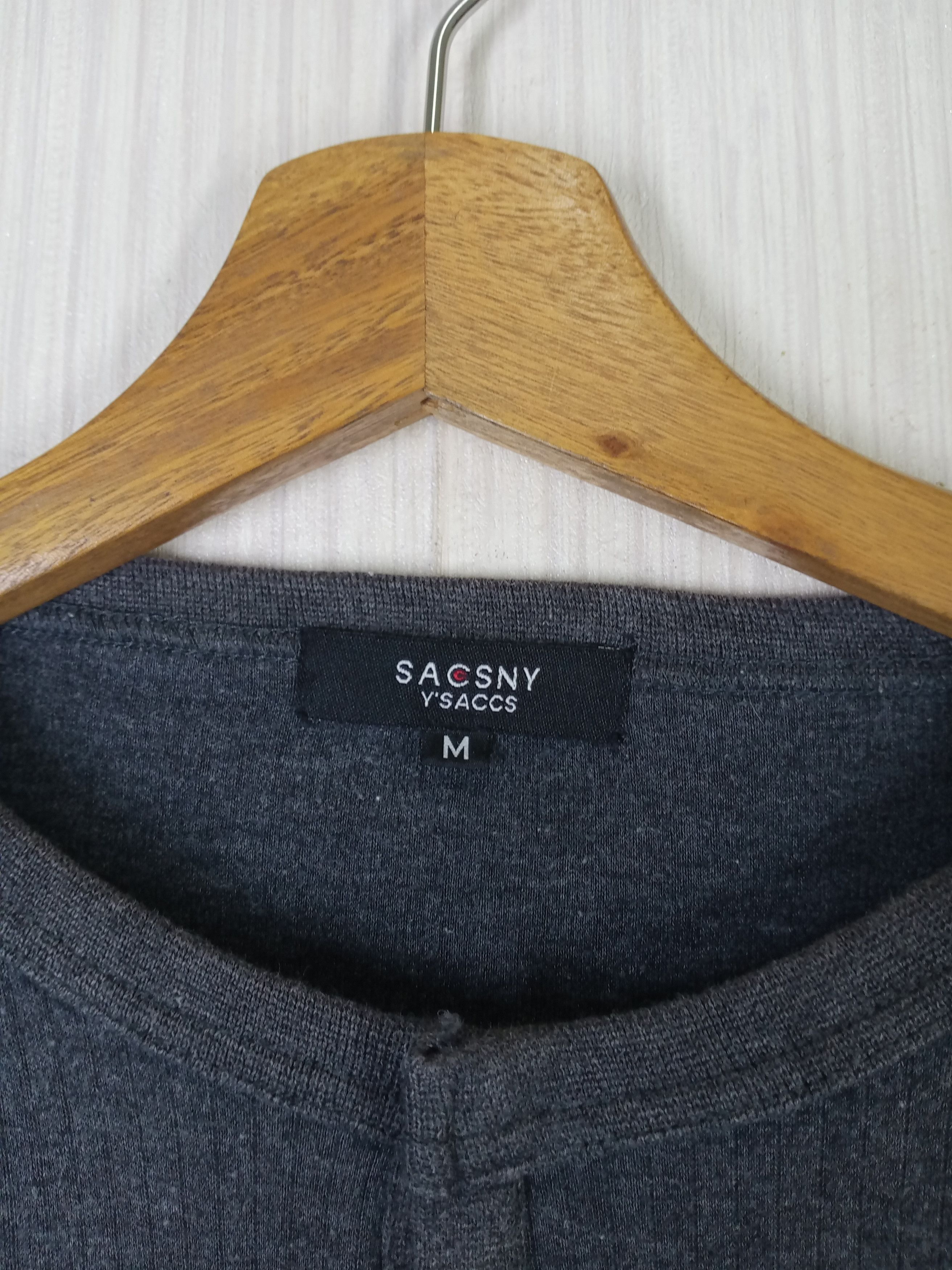 Yohji Yamamoto Rare Vintage Yohji Yamamoto Sacsny Y'saccs Tshirt Size US M / EU 48-50 / 2 - 6 Thumbnail