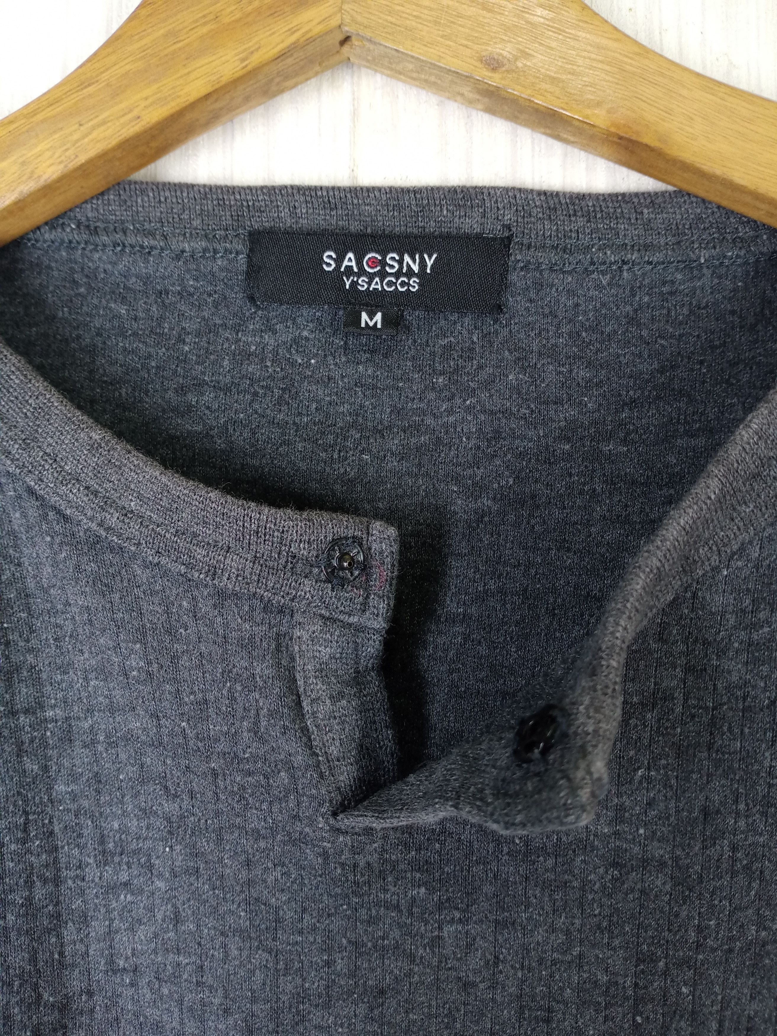 Yohji Yamamoto Rare Vintage Yohji Yamamoto Sacsny Y'saccs Tshirt Size US M / EU 48-50 / 2 - 3 Thumbnail