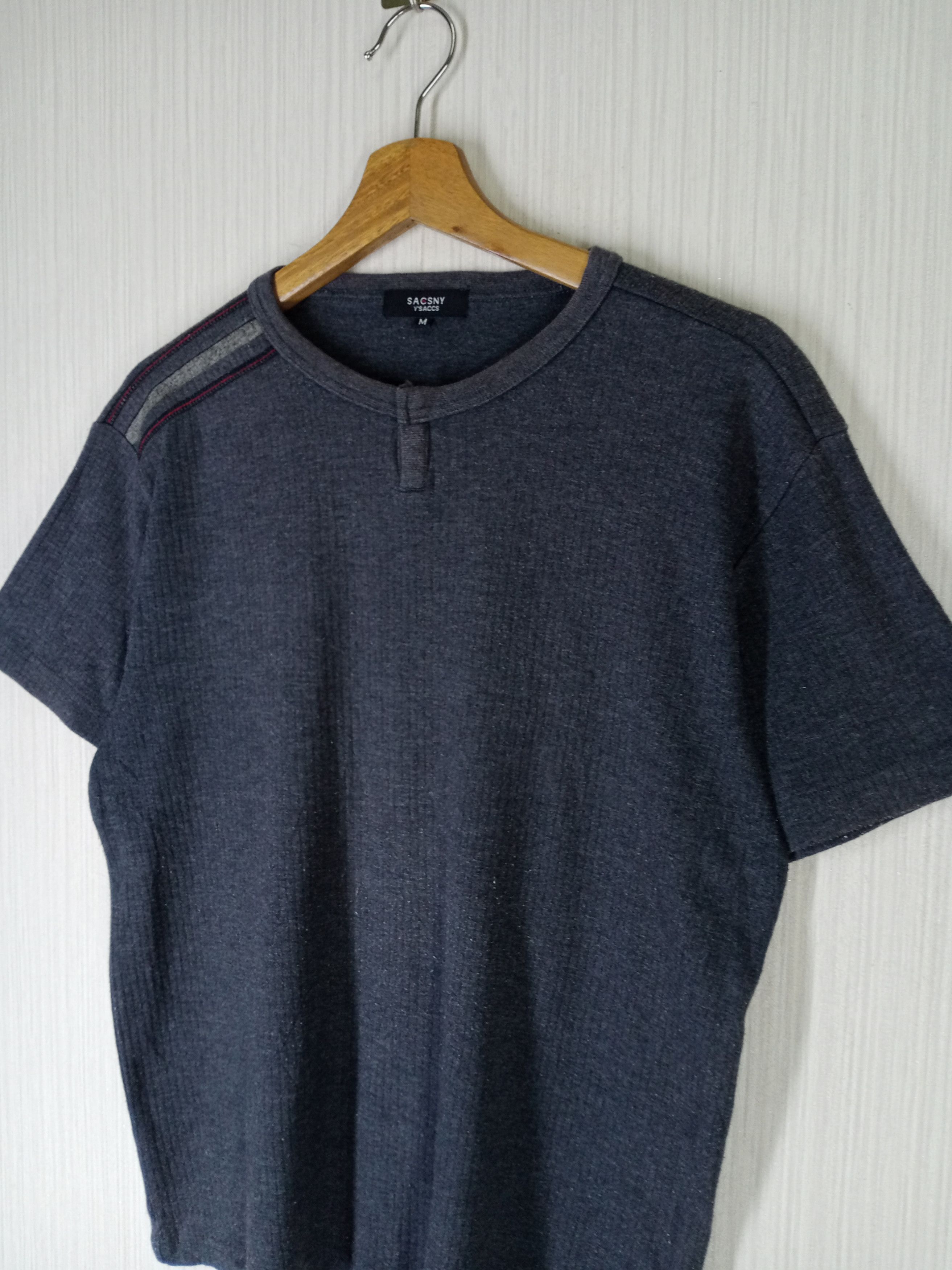 Yohji Yamamoto Rare Vintage Yohji Yamamoto Sacsny Y'saccs Tshirt Size US M / EU 48-50 / 2 - 5 Thumbnail