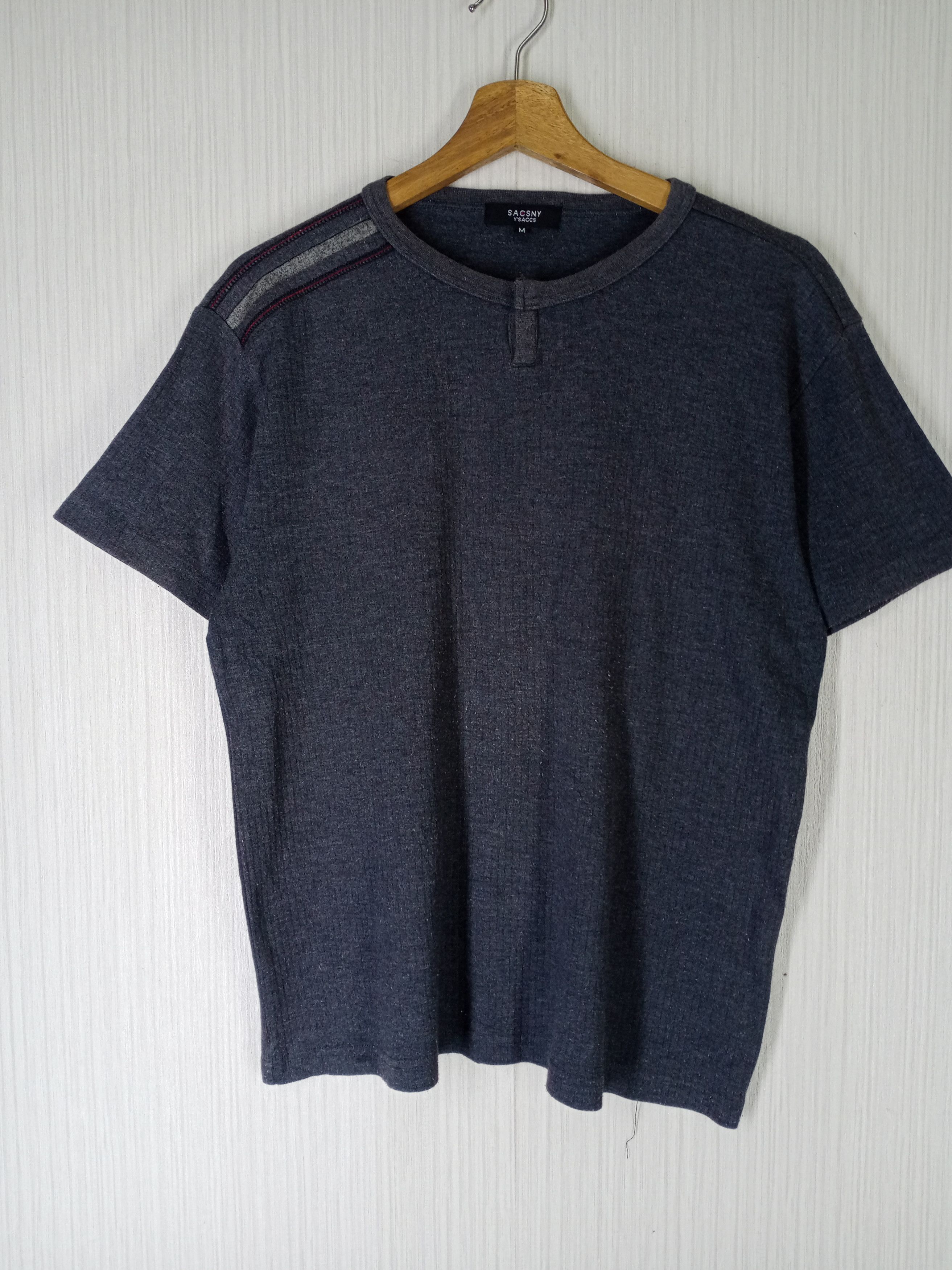 Yohji Yamamoto Rare Vintage Yohji Yamamoto Sacsny Y'saccs Tshirt Size US M / EU 48-50 / 2 - 2 Thumbnail