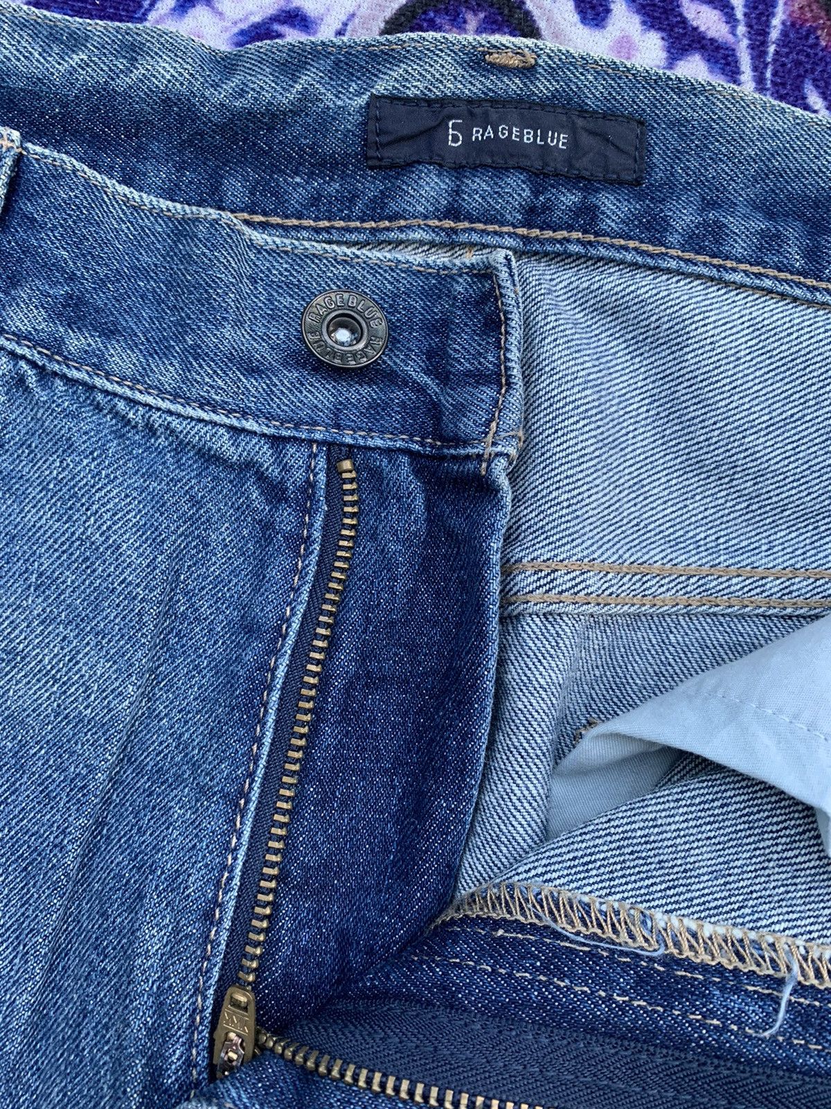 Japanese Brand Grageblue Distressed Denim Size US 33 - 6 Thumbnail