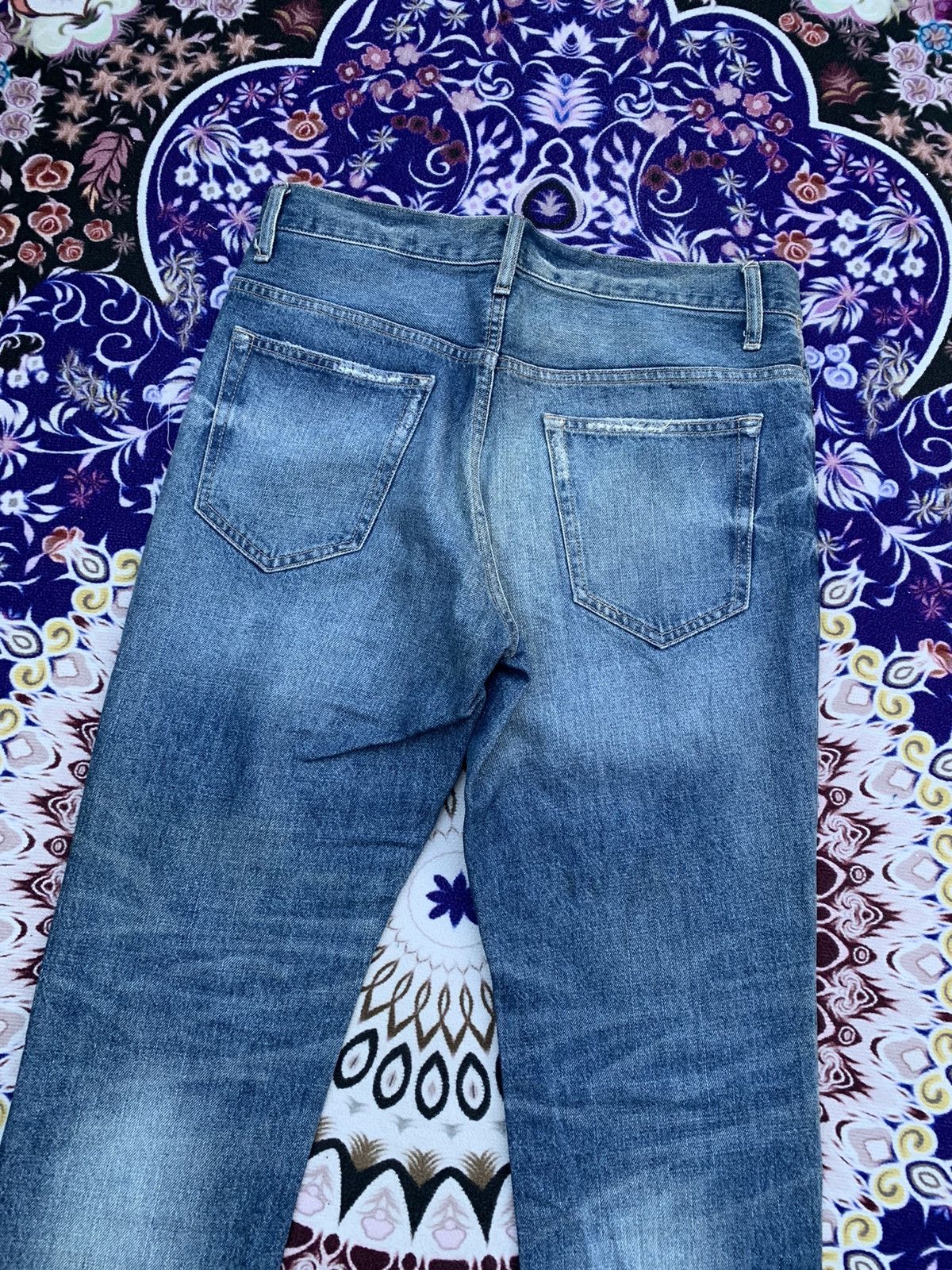 Japanese Brand Grageblue Distressed Denim Size US 33 - 11 Thumbnail