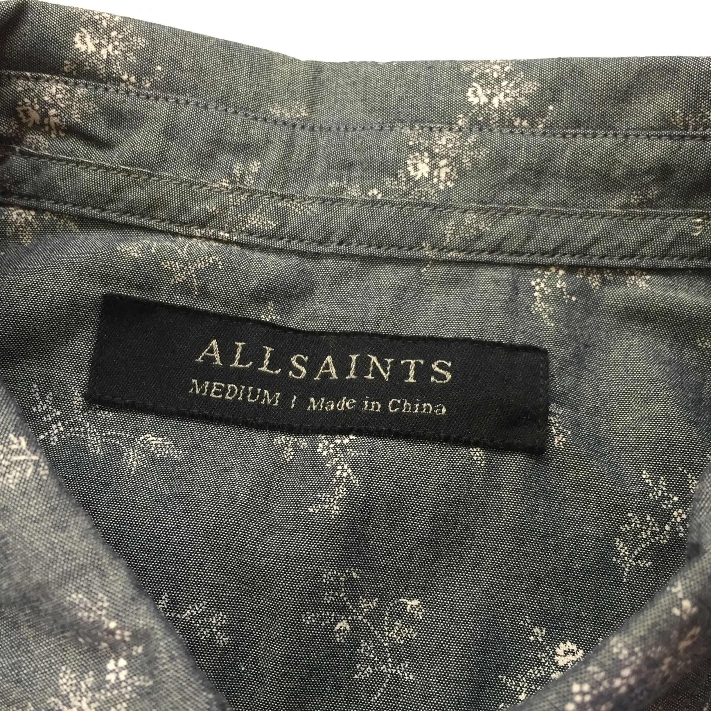 Allsaints × Designer Allsaints Quincey HS Shirt NEW Size US M / EU 48-50 / 2 - 5 Thumbnail