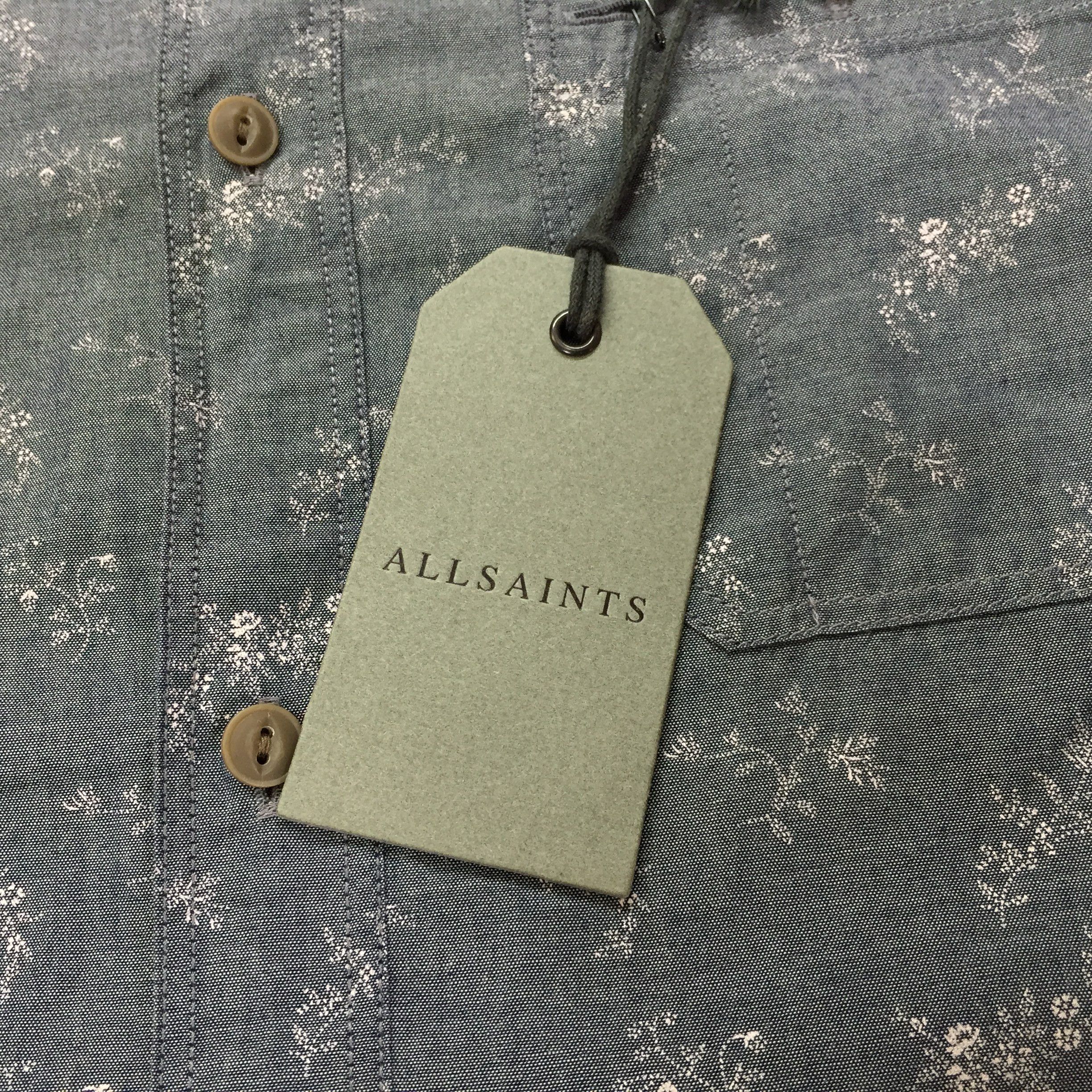 Allsaints × Designer Allsaints Quincey HS Shirt NEW Size US M / EU 48-50 / 2 - 4 Thumbnail