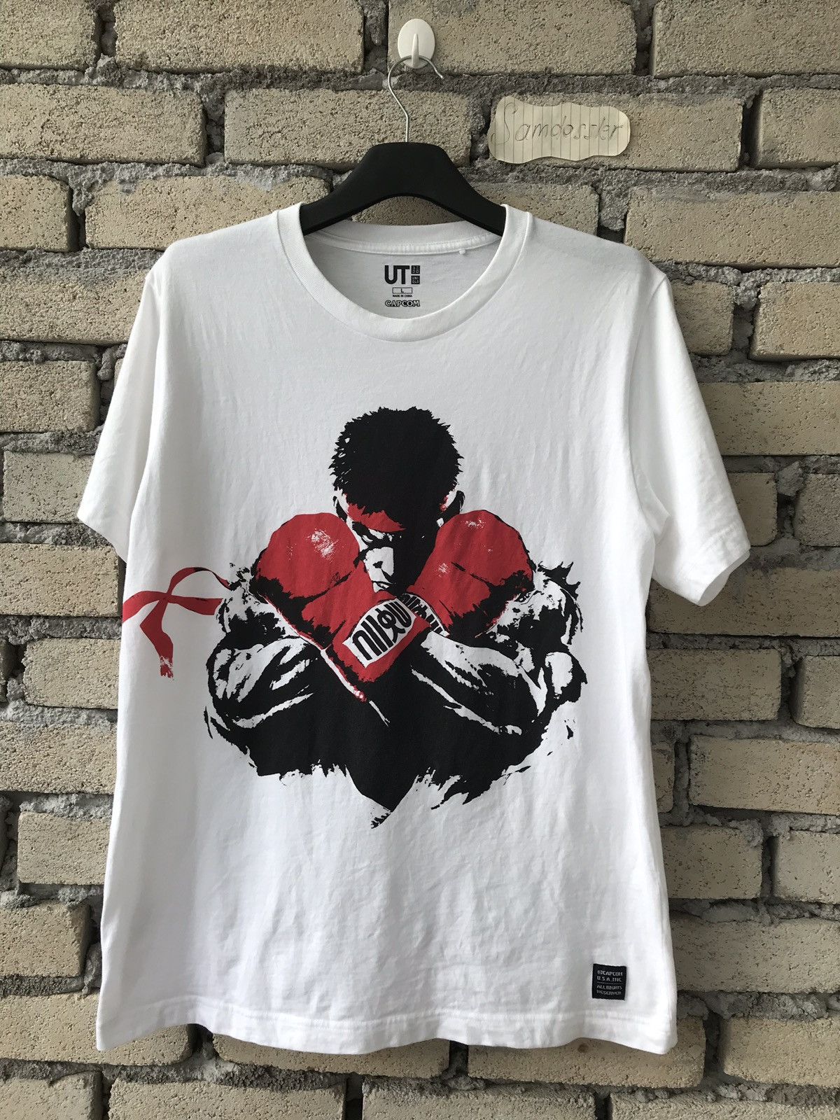 Anime × Japanese Brand Street Fighter V Big Printed EVIL RYU Size US L / EU 52-54 / 3 - 1 Thumbnail
