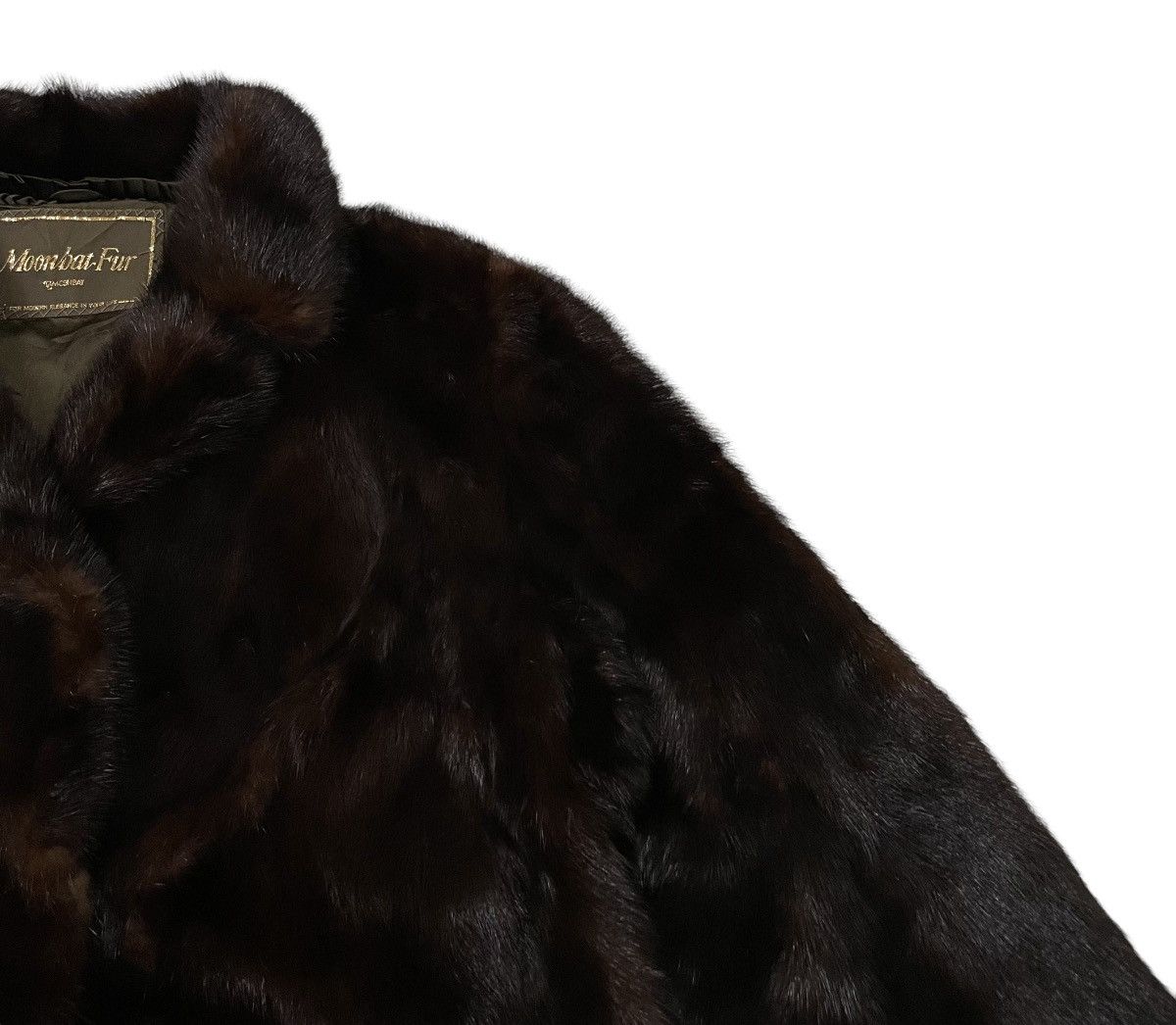 Sagafurs Vintage 90’s Moon Bat Japanese Brand Fur Mink Fur Jacket Size M / US 6-8 / IT 42-44 - 2 Thumbnail