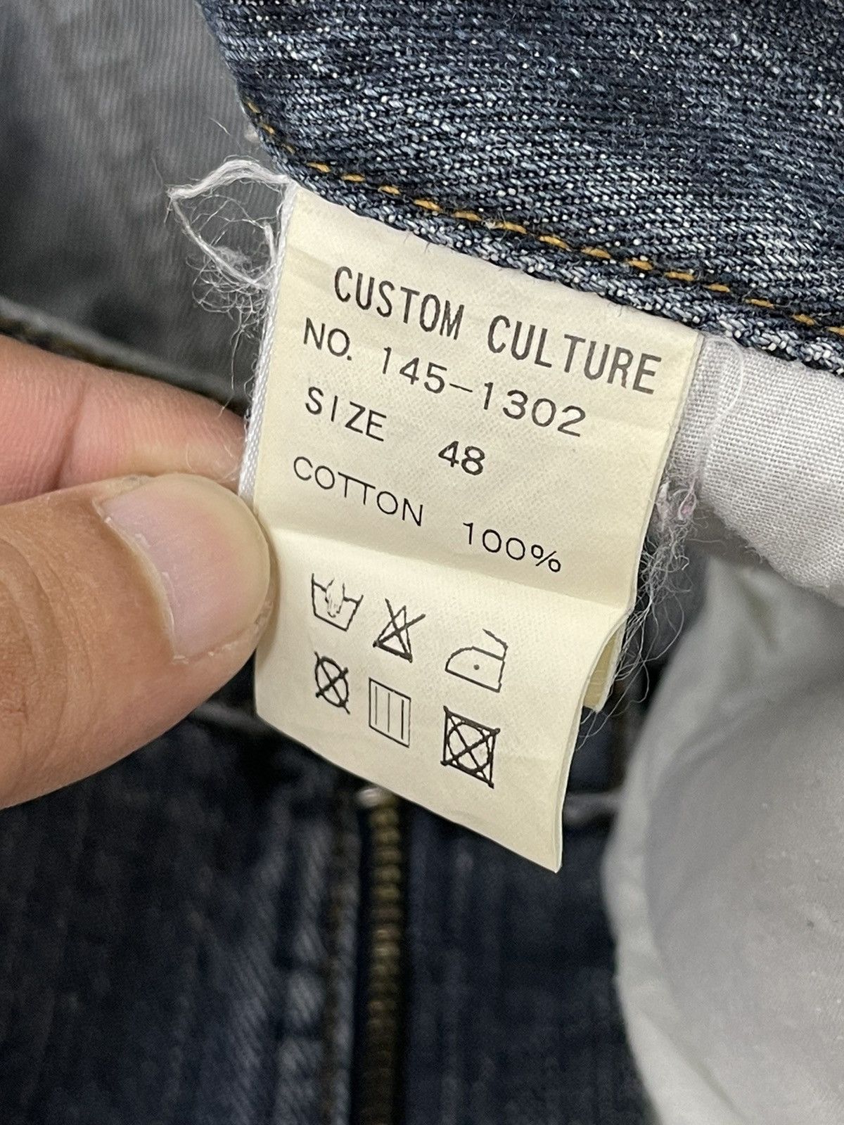 Japanese Brand Flare Jeans Custom Culture Spikey Gothic Boot Cut 2🟦3 Size US 32 / EU 48 - 21 Thumbnail