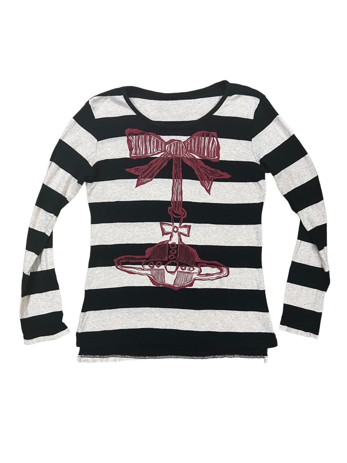 Seditionaries × Vivienne Westwood GRAIL🔥Vivienne Westwood Orb Logo Rockabilly Striped Muslin Size M / US 6-8 / IT 42-44 - 1 Thumbnail