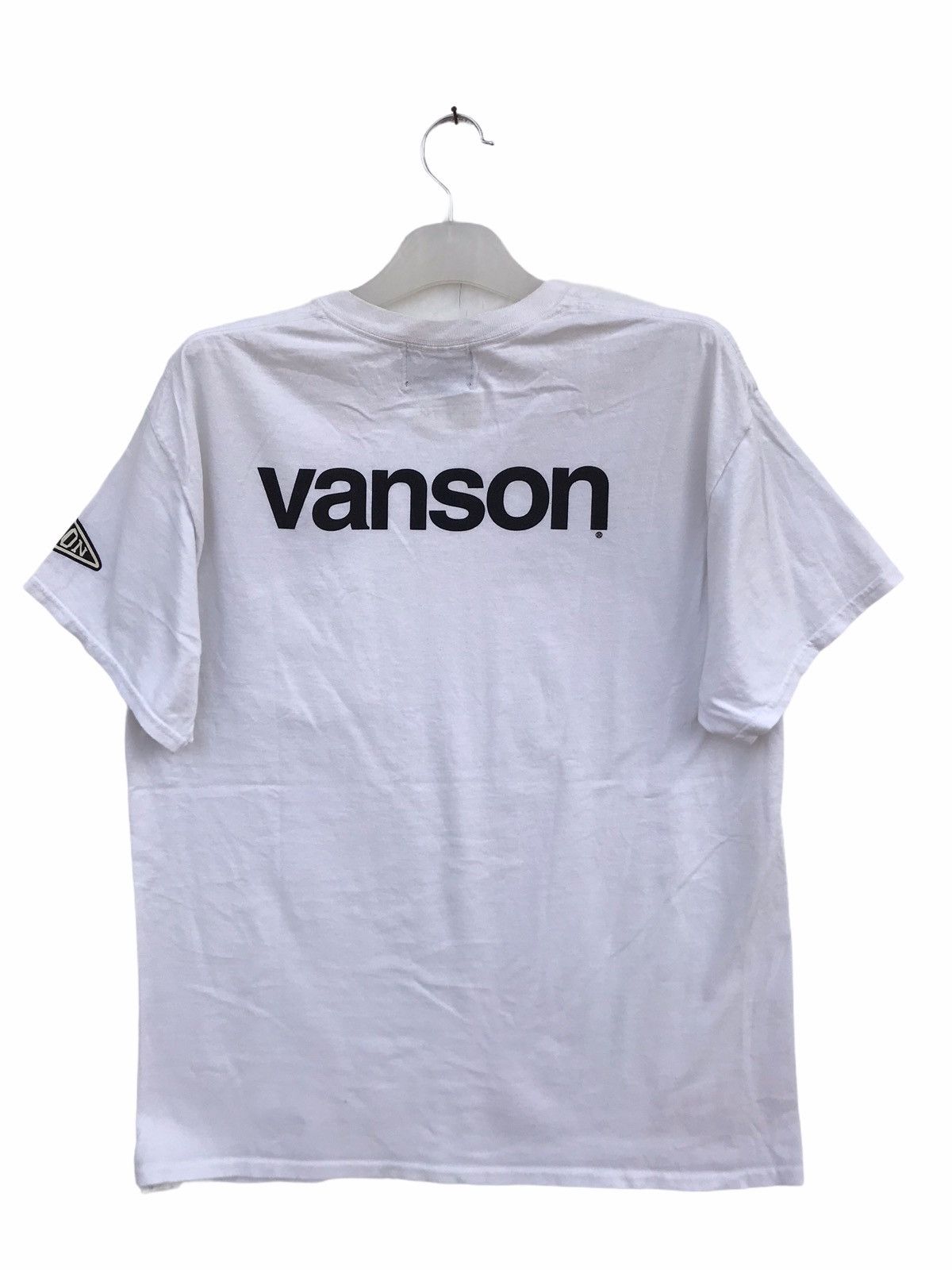 Vanson Leathers Vanson Spellout Pocket Tees Size US L / EU 52-54 / 3 - 1 Thumbnail