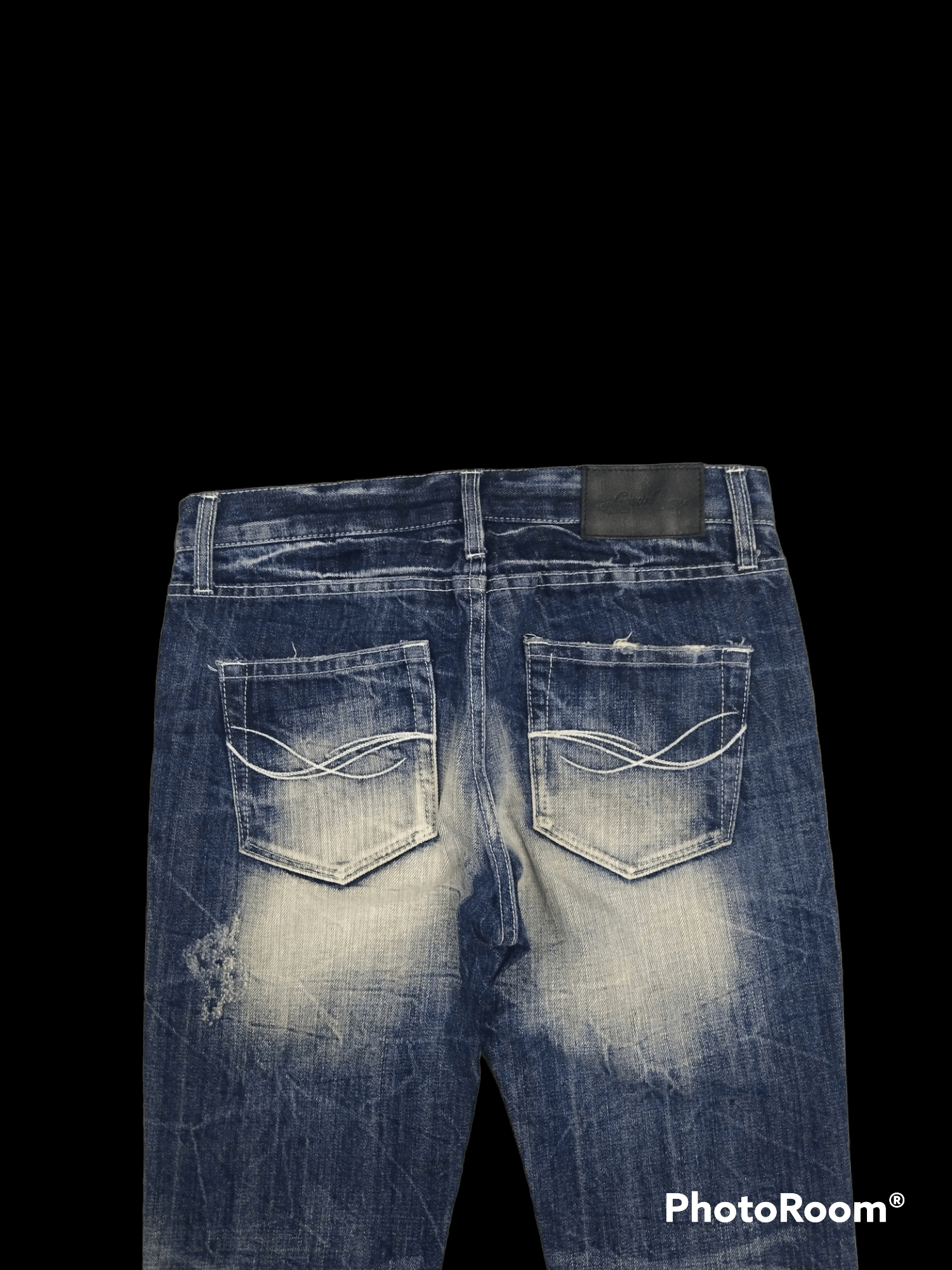 Japanese Brand FLARE STUDDED CAVARIA DENIM PANTS Size US 29 - 4 Thumbnail