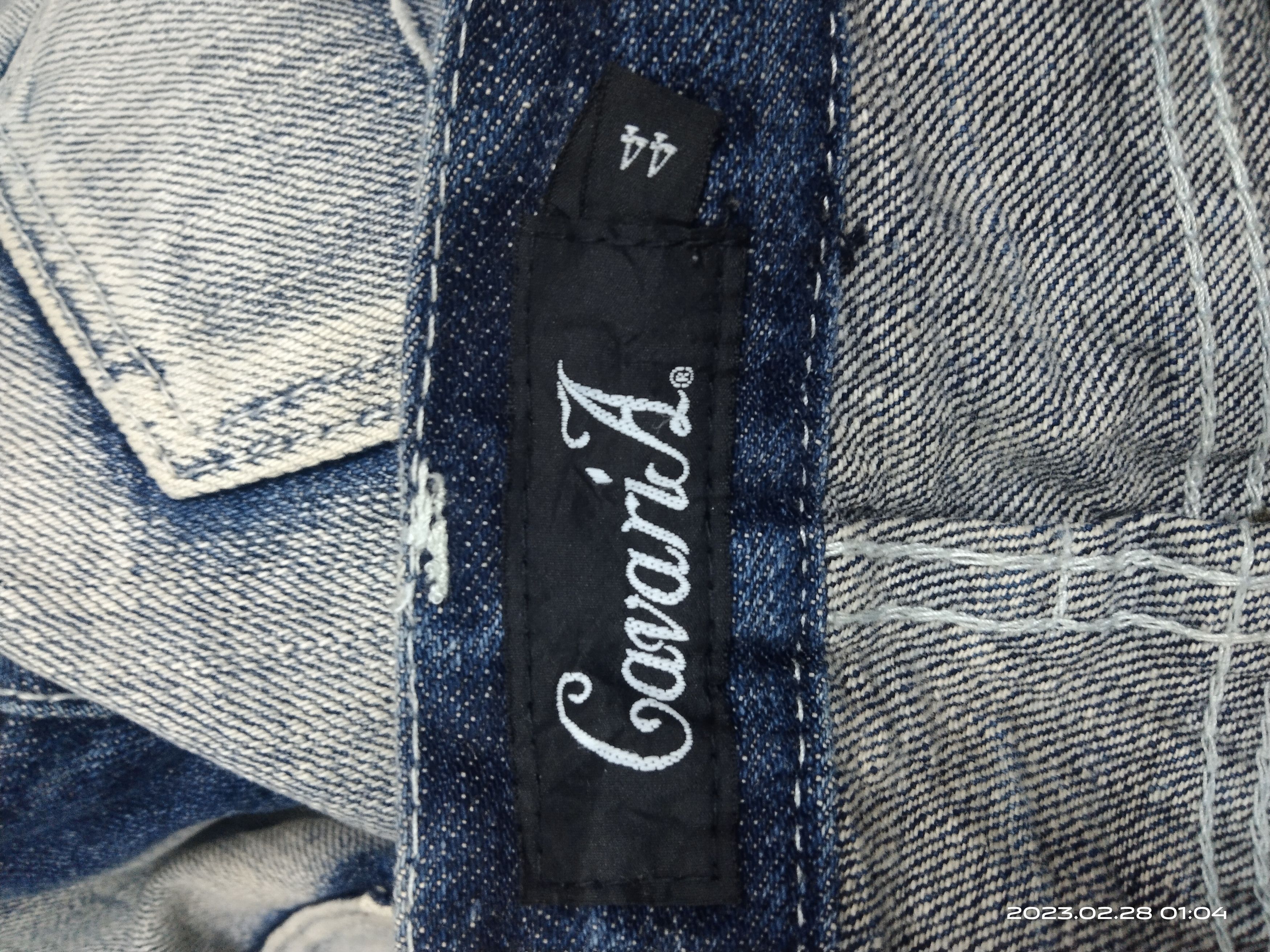 Japanese Brand FLARE STUDDED CAVARIA DENIM PANTS Size US 29 - 9 Thumbnail