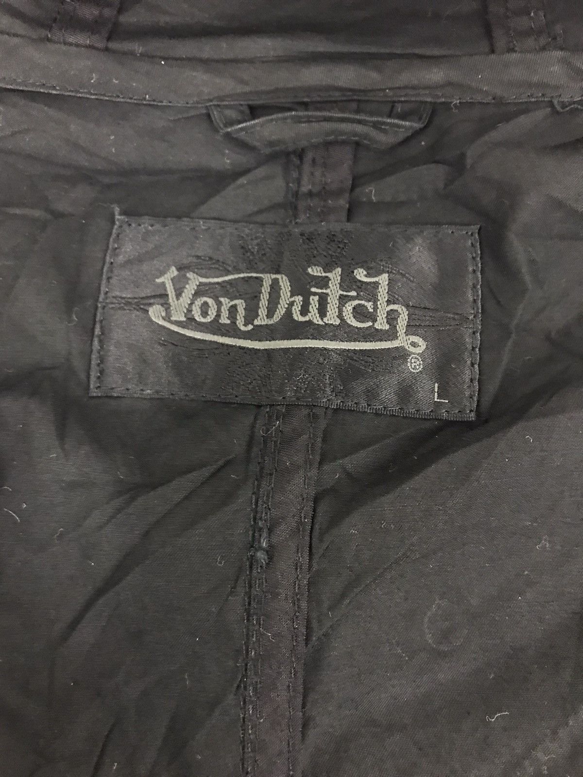 Vintage × Von Dutch Vintage Von Dutch Jacket Many Pocket Style Classic Zip Up Size US L / EU 52-54 / 3 - 3 Thumbnail