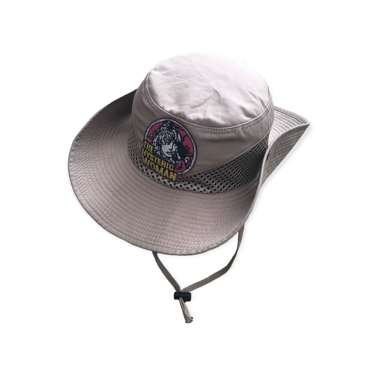 image of 20471120 x Hysteric Glamour Vintage Hysteric Glamour The Hysteric Woman Bucket Hat in Brown, Men's