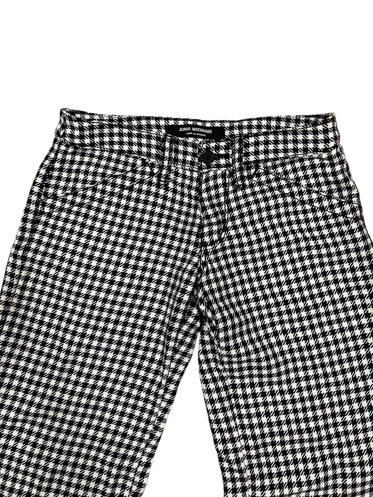 Junya Watanabe ARCHIVE🔥FW03 Junya Watanabe Small Check Baggy Flare Pants Size US 28 / EU 44 - 4 Thumbnail
