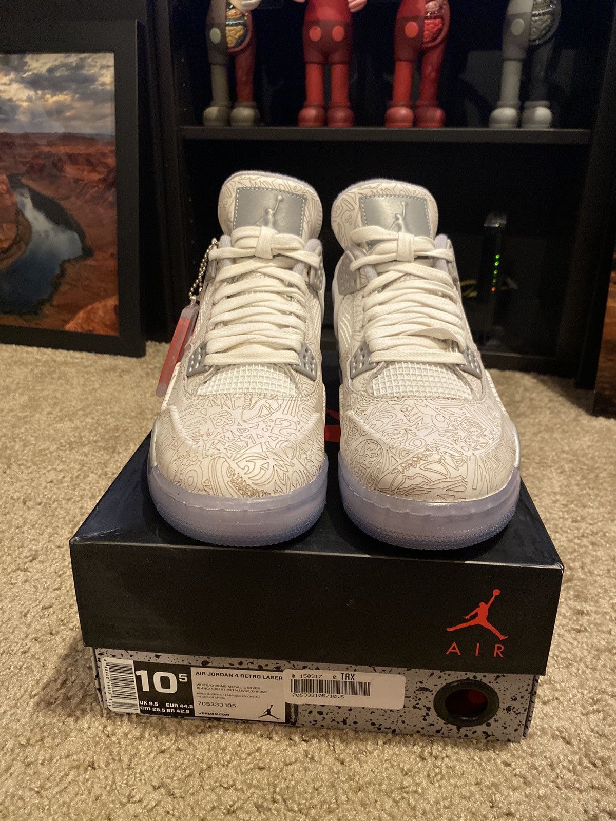 retro 4 laser 30th anniversary