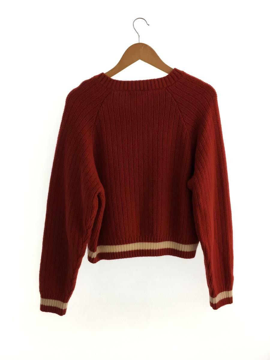 Undercover Cropped Collegiate V Neck Wool Knit Sweater Size US L / EU 52-54 / 3 - 2 Thumbnail